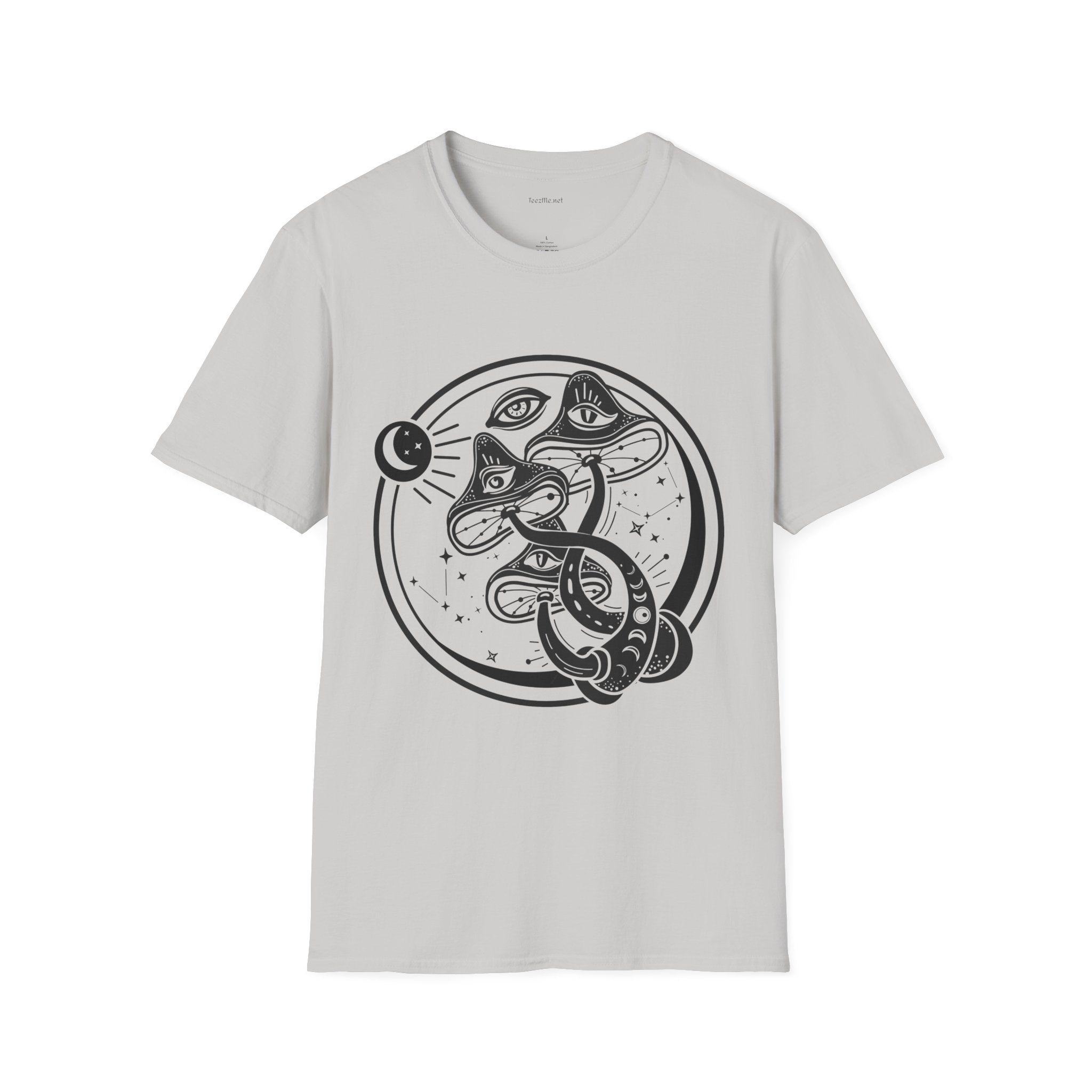 Mushrooms - Unisex Softstyle T-Shirt 100% Cotton Graphic