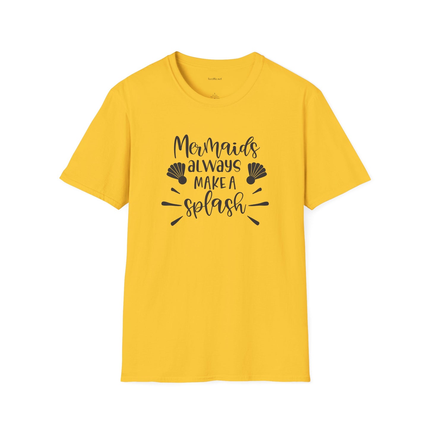 Mermaids make a splash - Unisex Softstyle T-Shirt 100% Cotton Graphic