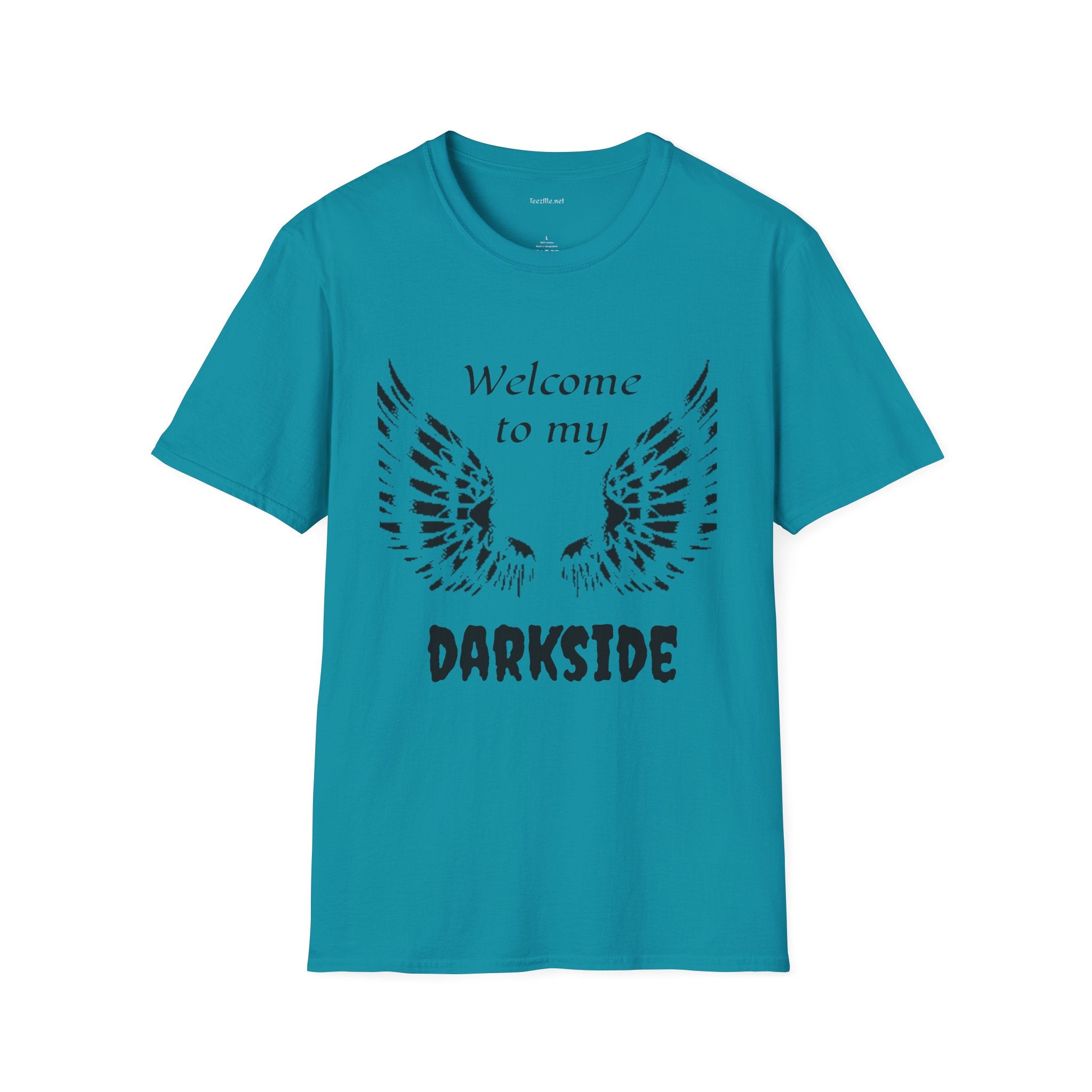 Welcome to my DARKSIDE - Unisex Softstyle T-Shirt 100% Cotton Graphic