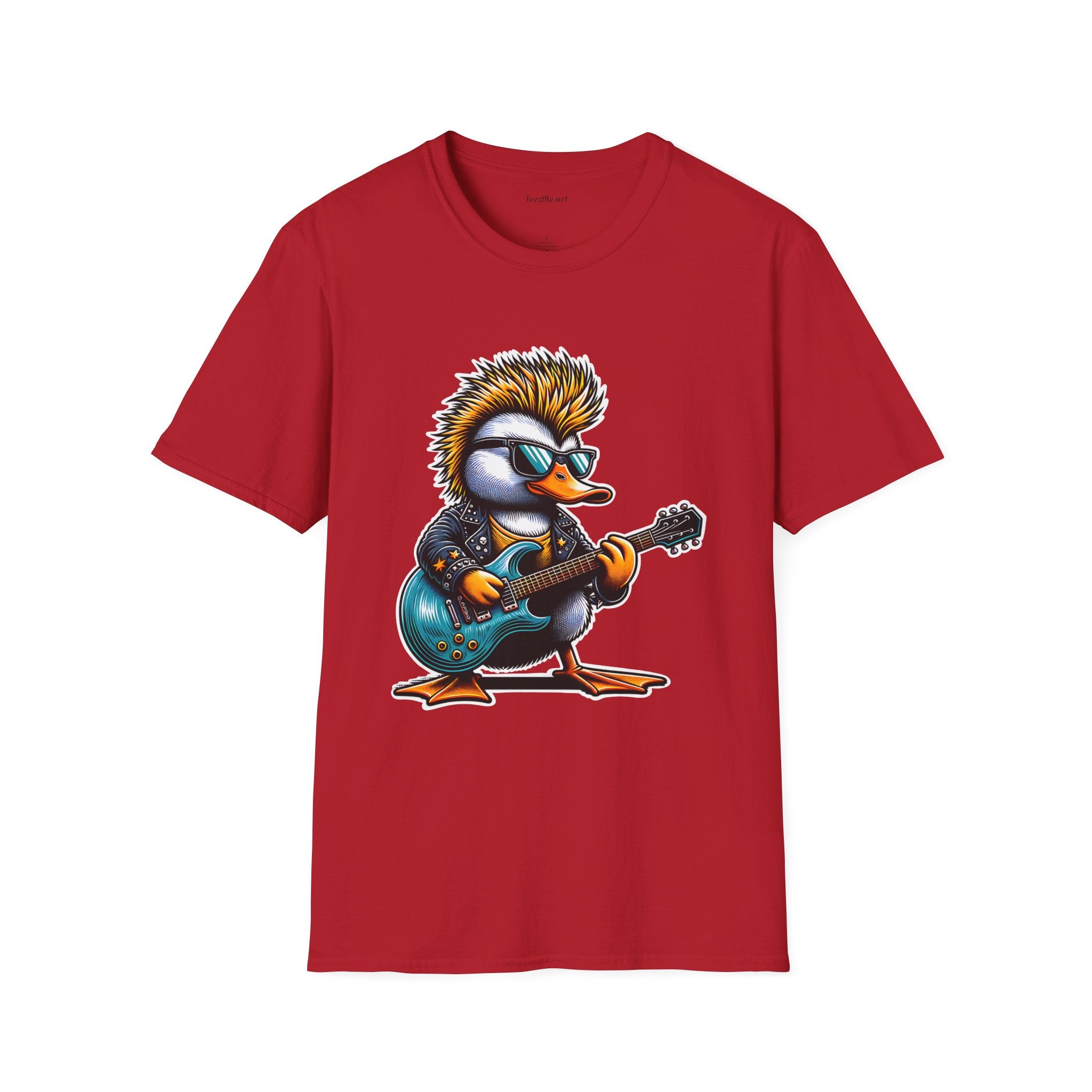 Rockn' Duck Unisex Softstyle T-Shirt 100% Cotton Graphic