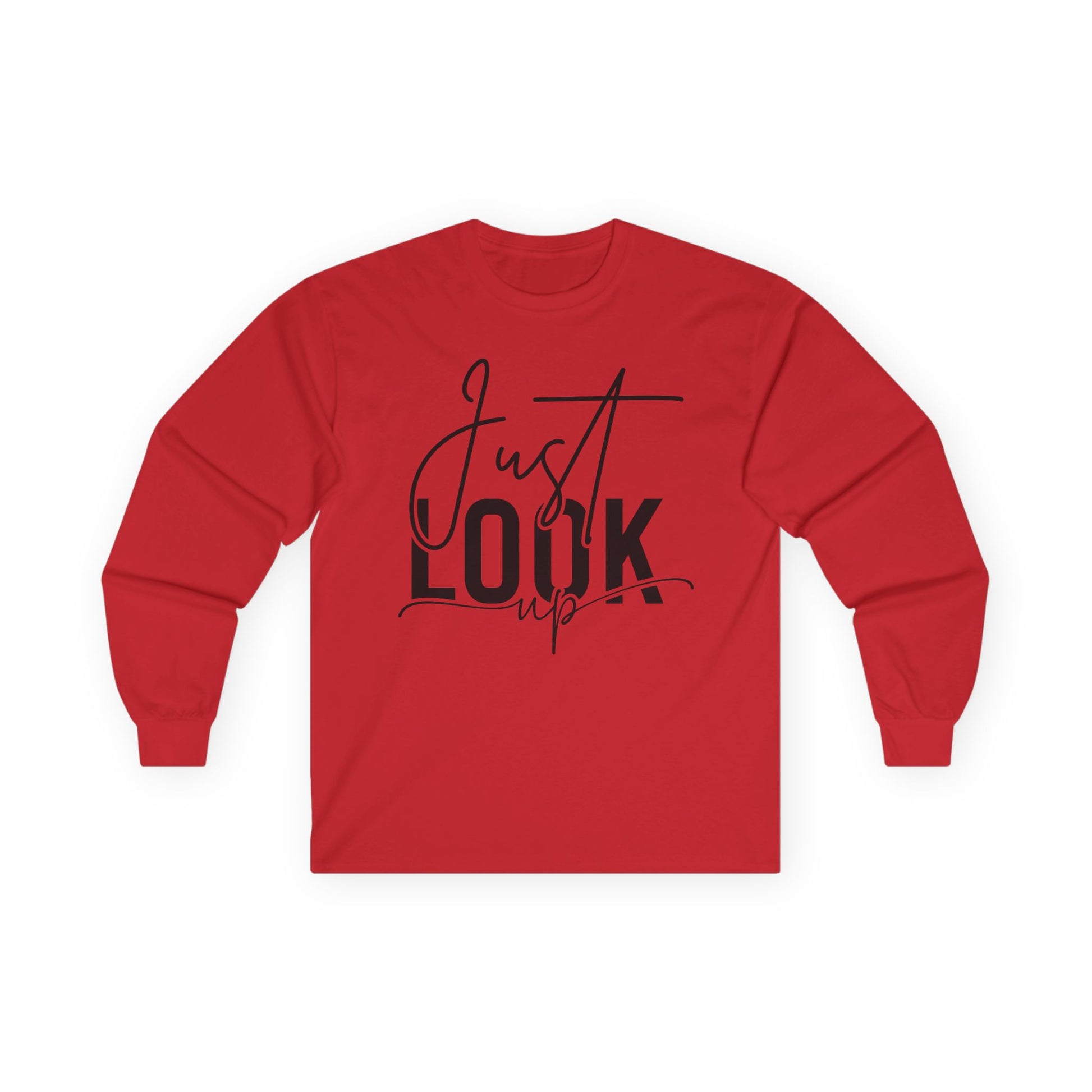 Just Look Up Ultra Cotton Long Sleeve Tee