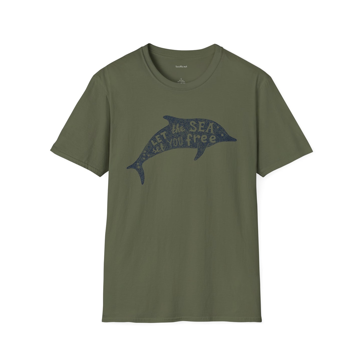 Let the sea - Unisex Softstyle T-Shirt 100% Cotton Graphic