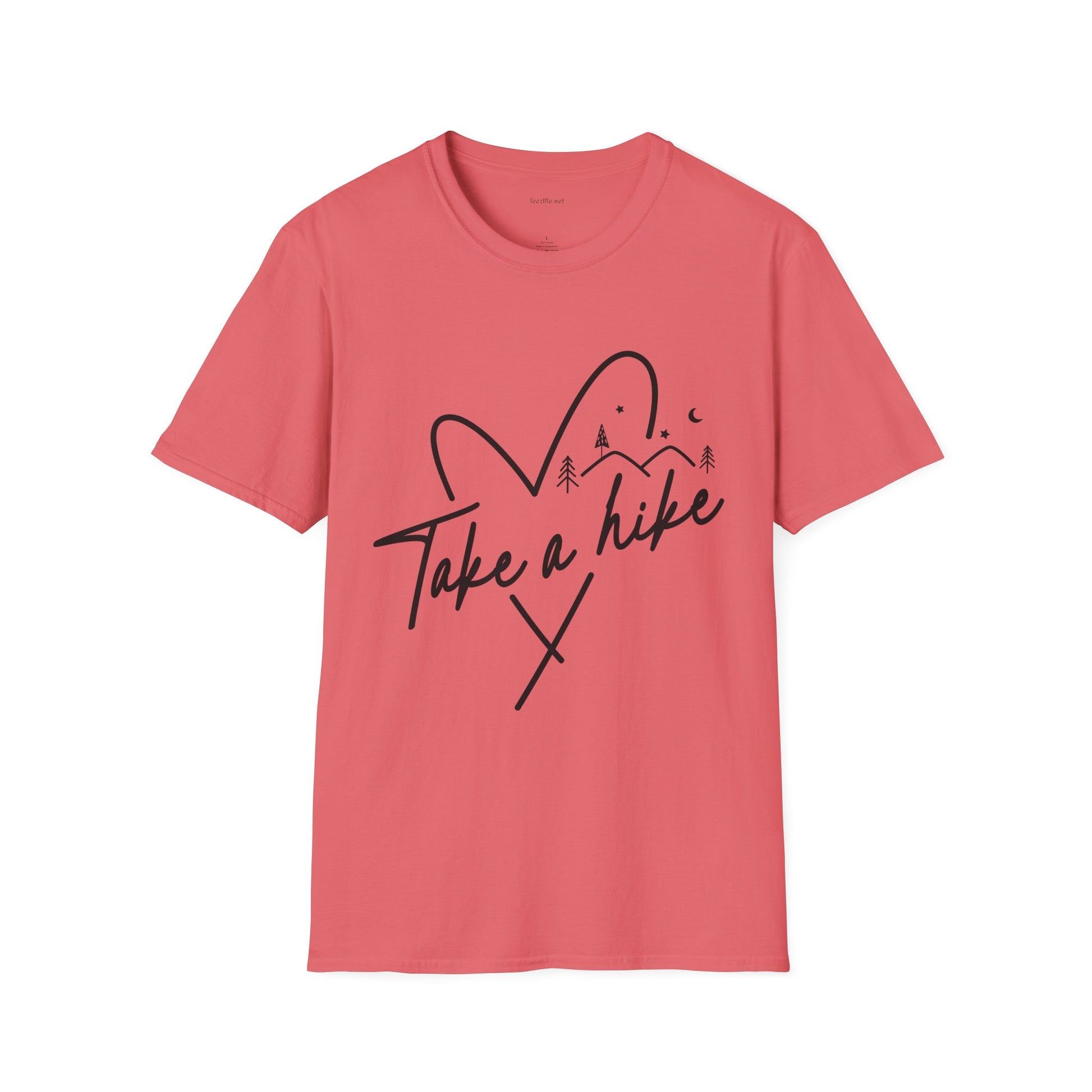 Take a Hike (black) - Unisex Softstyle T-Shirt 100% Cotton Graphic