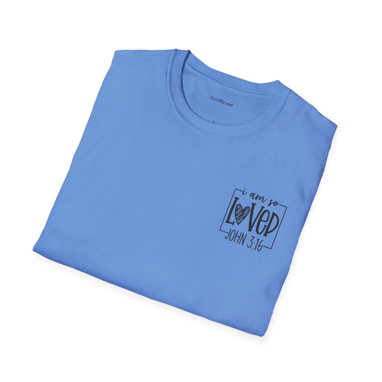 John 3:16 - Unisex Softstyle T-Shirt 100% Cotton Graphic