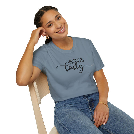 Boss Lady - Unisex Softstyle T-Shirt 100% Cotton Graphic