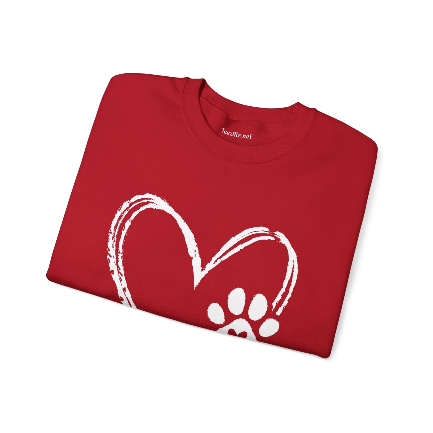 Paw Heart Unisex Heavy Blend™ Crewneck Sweatshirt