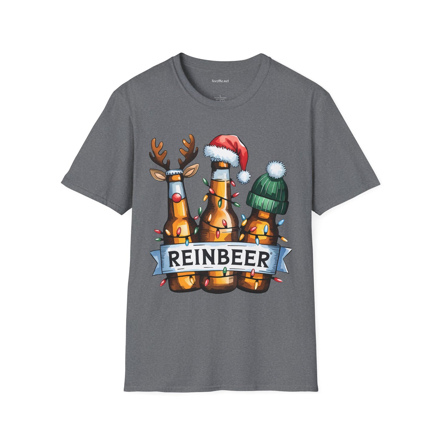 REINBEER Unisex Softstyle T-Shirt 100% Cotton