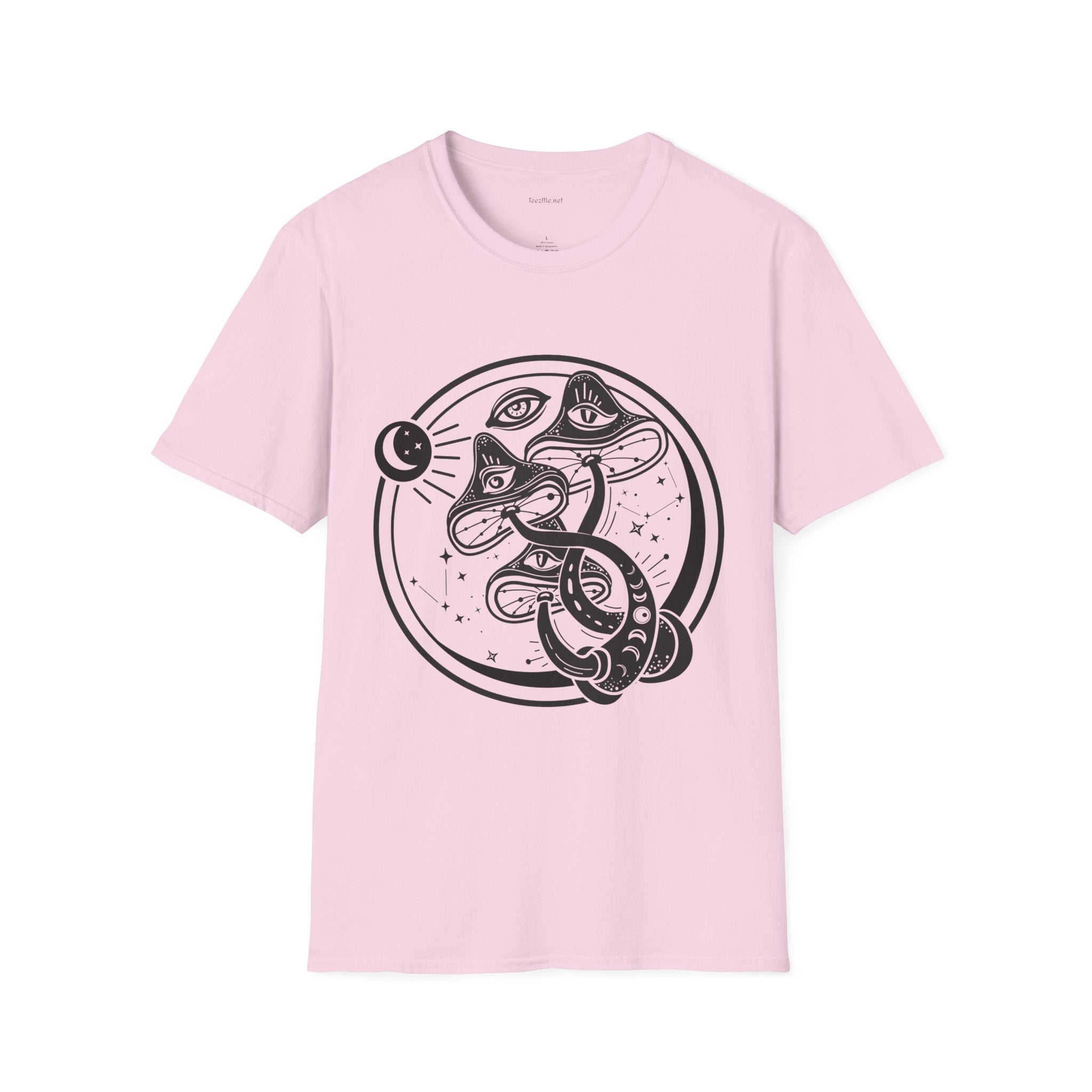 Mushrooms - Unisex Softstyle T-Shirt 100% Cotton Graphic