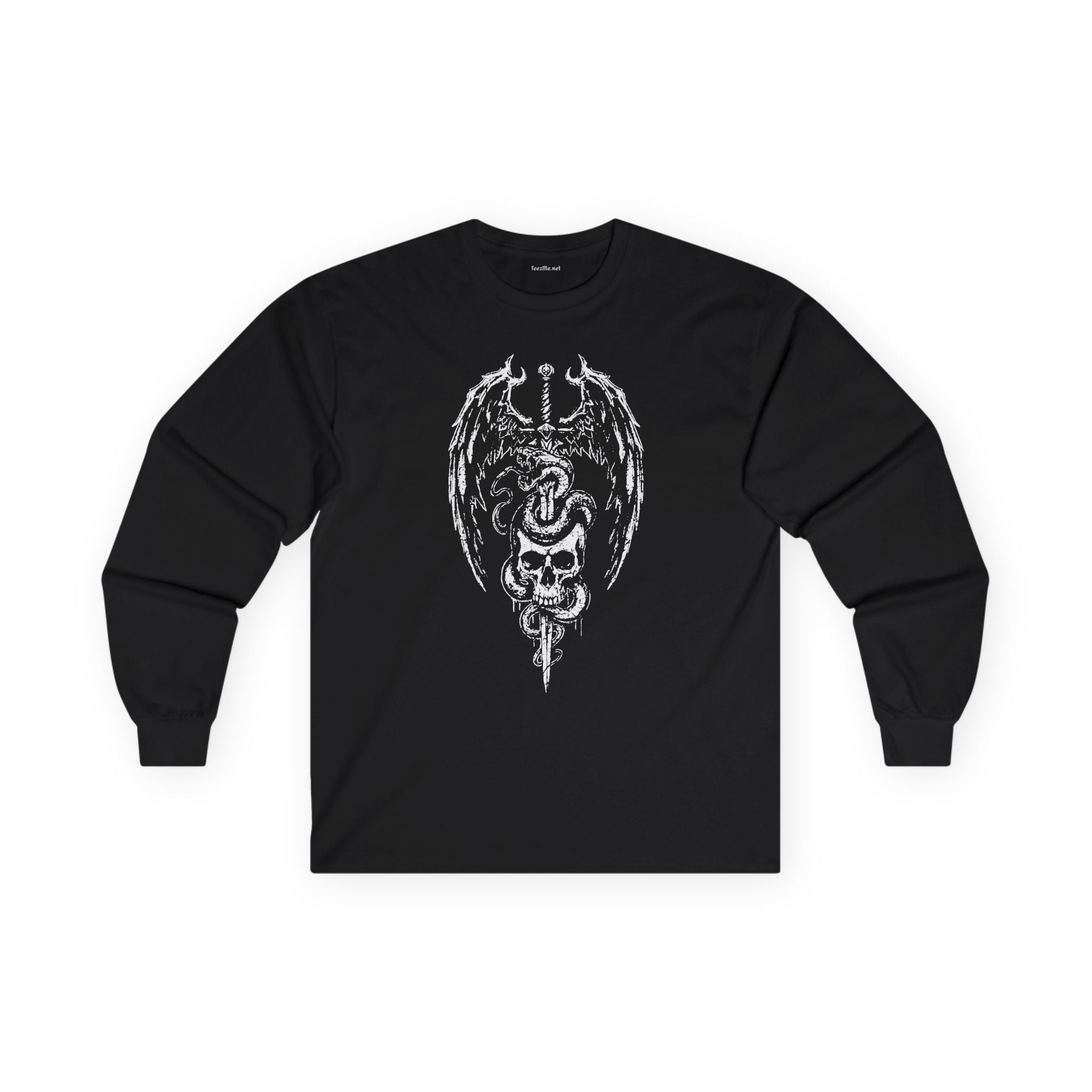 Snake with Sword Long Sleeve Tee