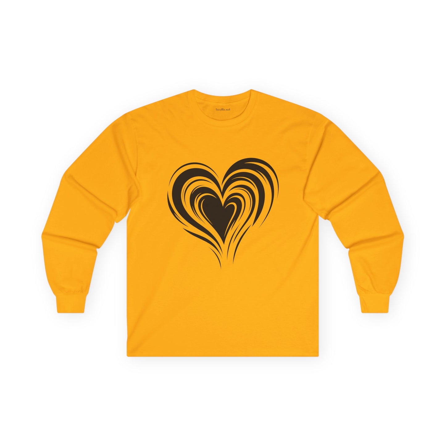 Heart (black01) Unisex Ultra Cotton Long Sleeve Tee