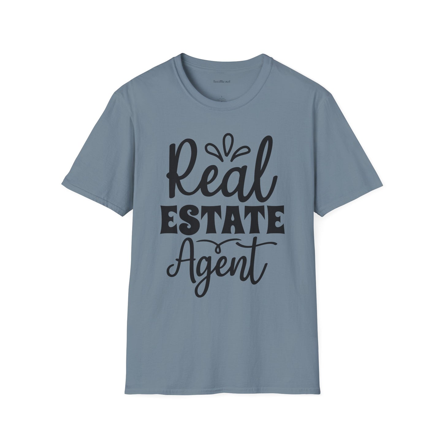 Real Estate Agent Unisex Soft Style T-Shirt 100% Cotton Graphic