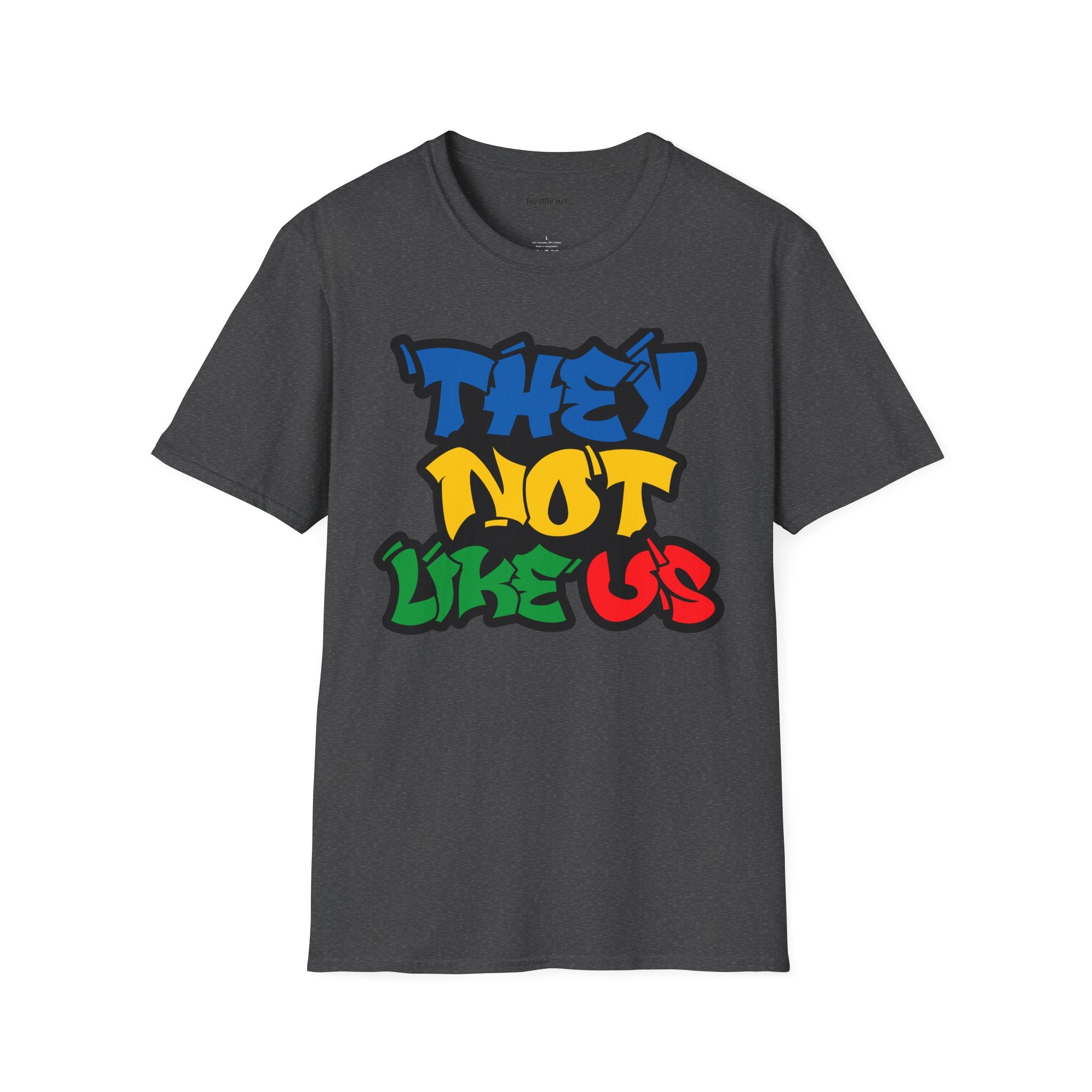 They Not Like Us (color) Unisex SoftStyle T-Shirt 100% Cotton