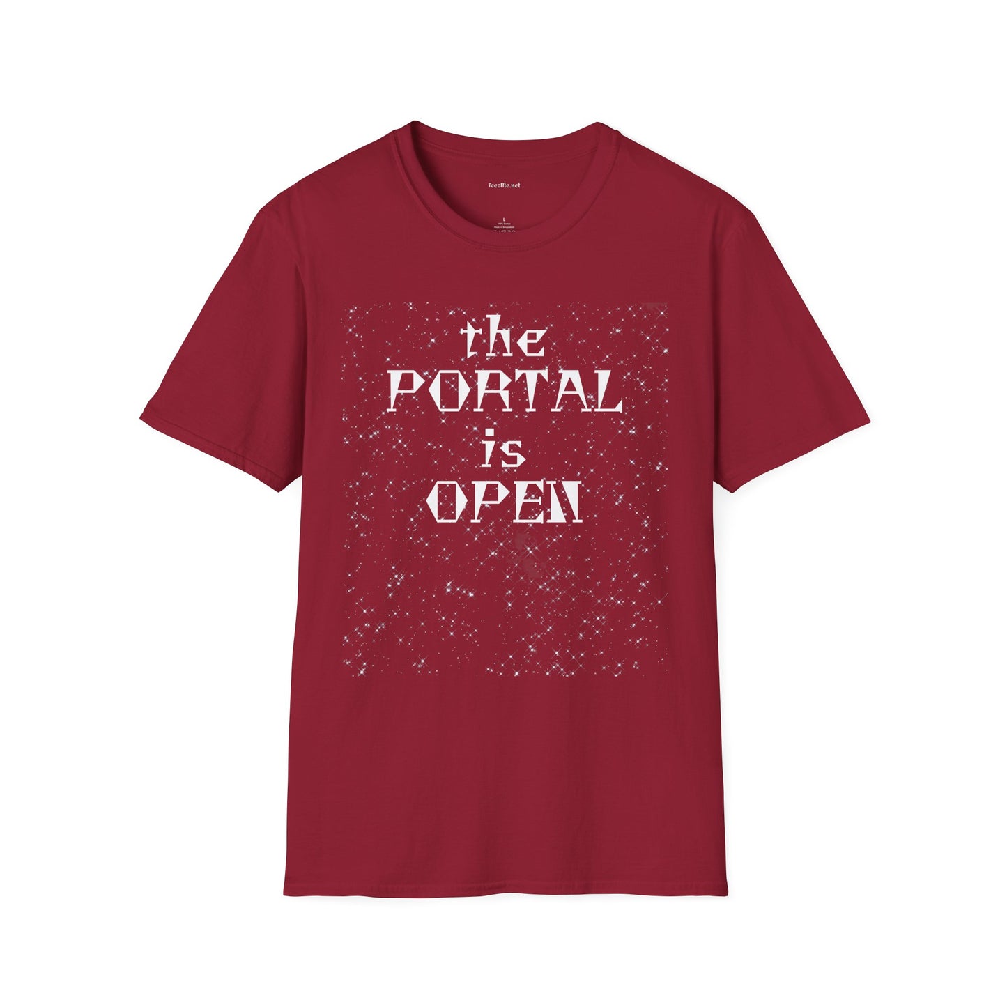The PORTAL is OPEN - Unisex Softstyle T-Shirt 100% Cotton Graphic