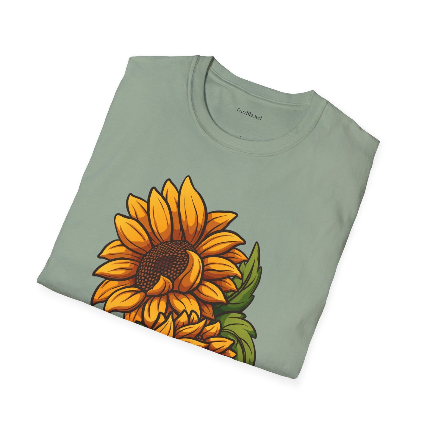 Sunflower (image) - Unisex Softstyle T-Shirt 100% Cotton Graphic