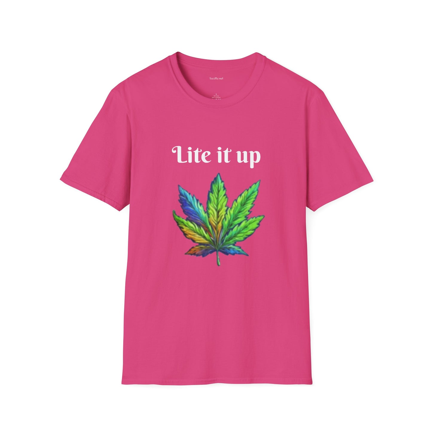 Lite it up - Unisex Softstyle T-Shirt 100% Cotton Graphic