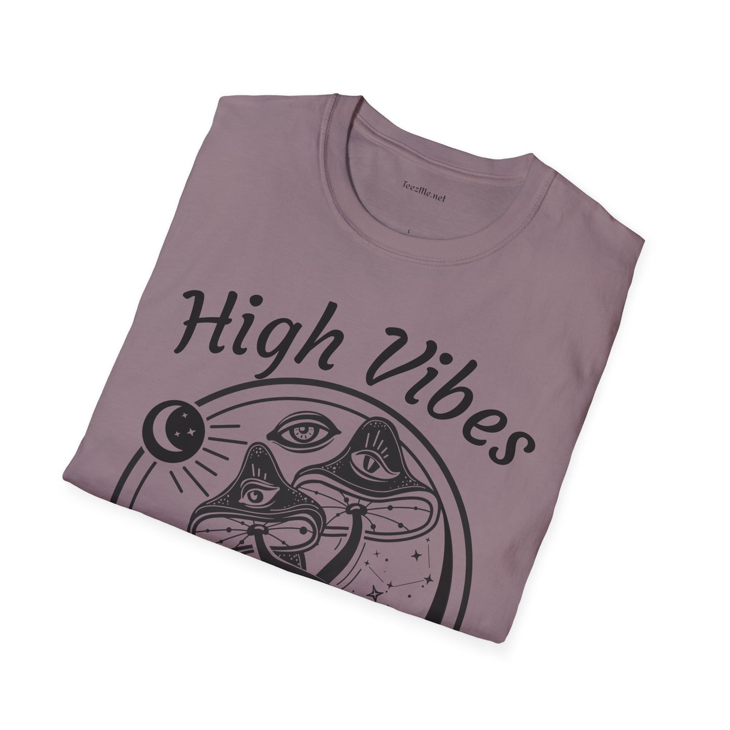 High Vibes Unisex Softstyle T-Shirt 100% Cotton Graphic