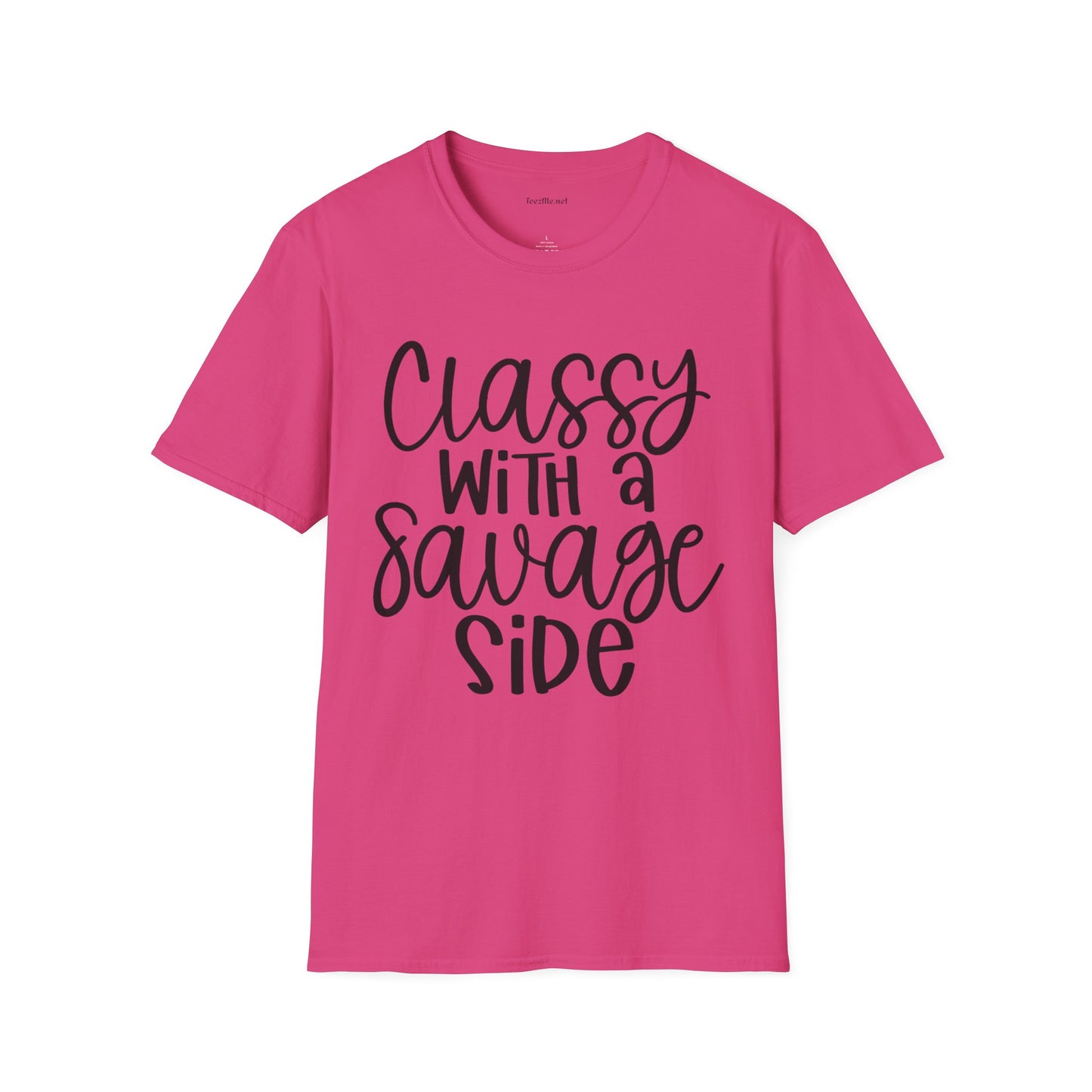 Classy with a Savage Side Unisex Softstyle T-Shirt 100% Cotton