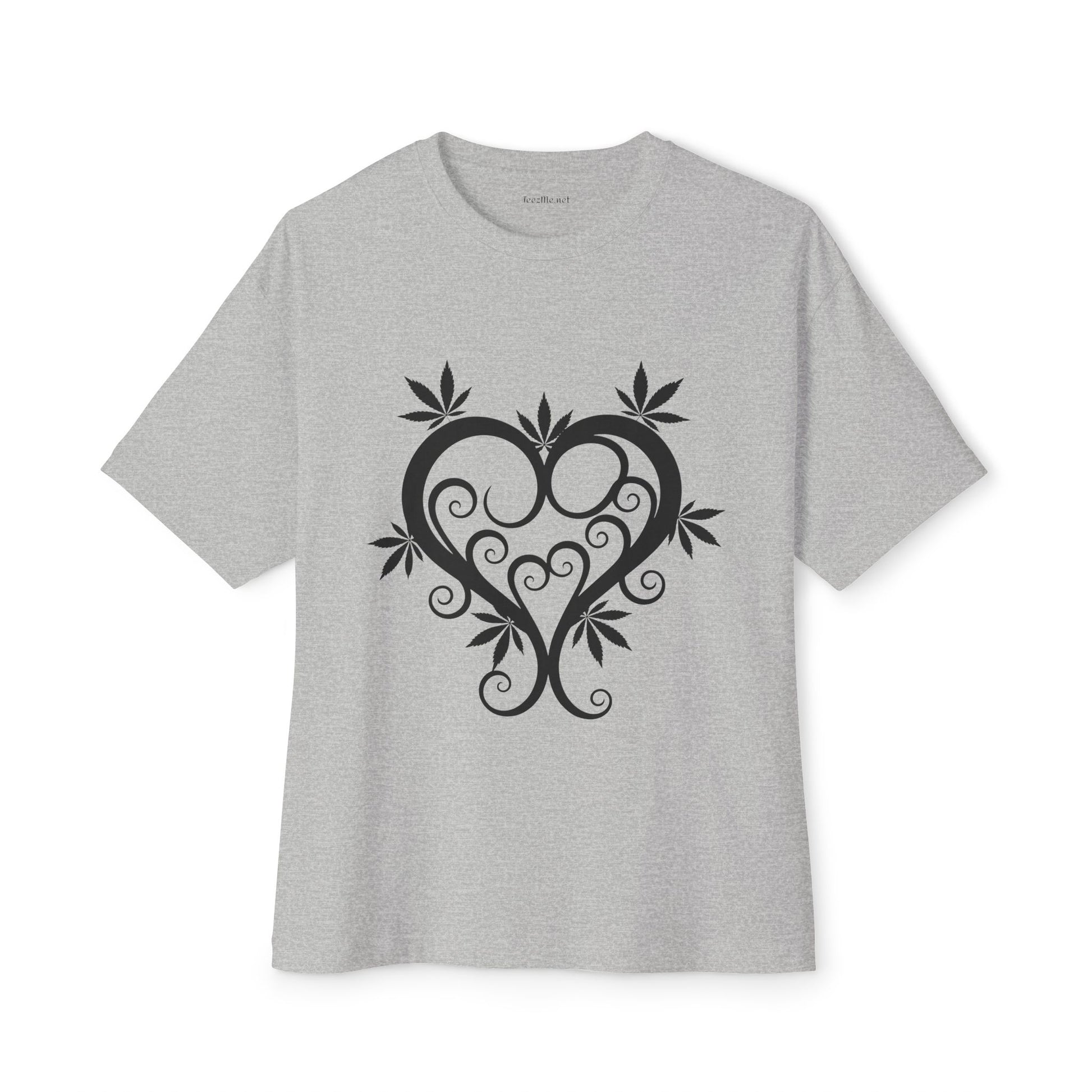 Weed Heart - Unisex Oversized Boxy Tee