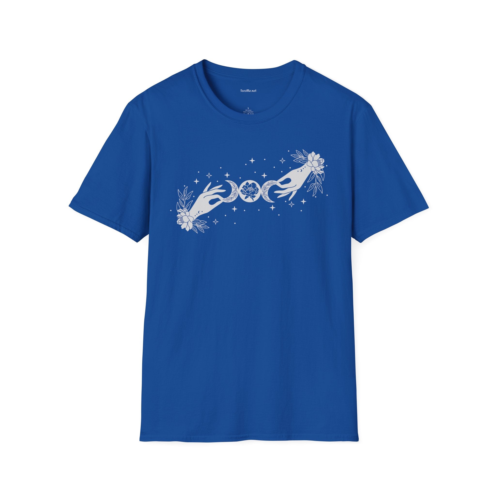BOHO Mystical Moon - Unisex Softstyle T-Shirt 100% Cotton Graphic