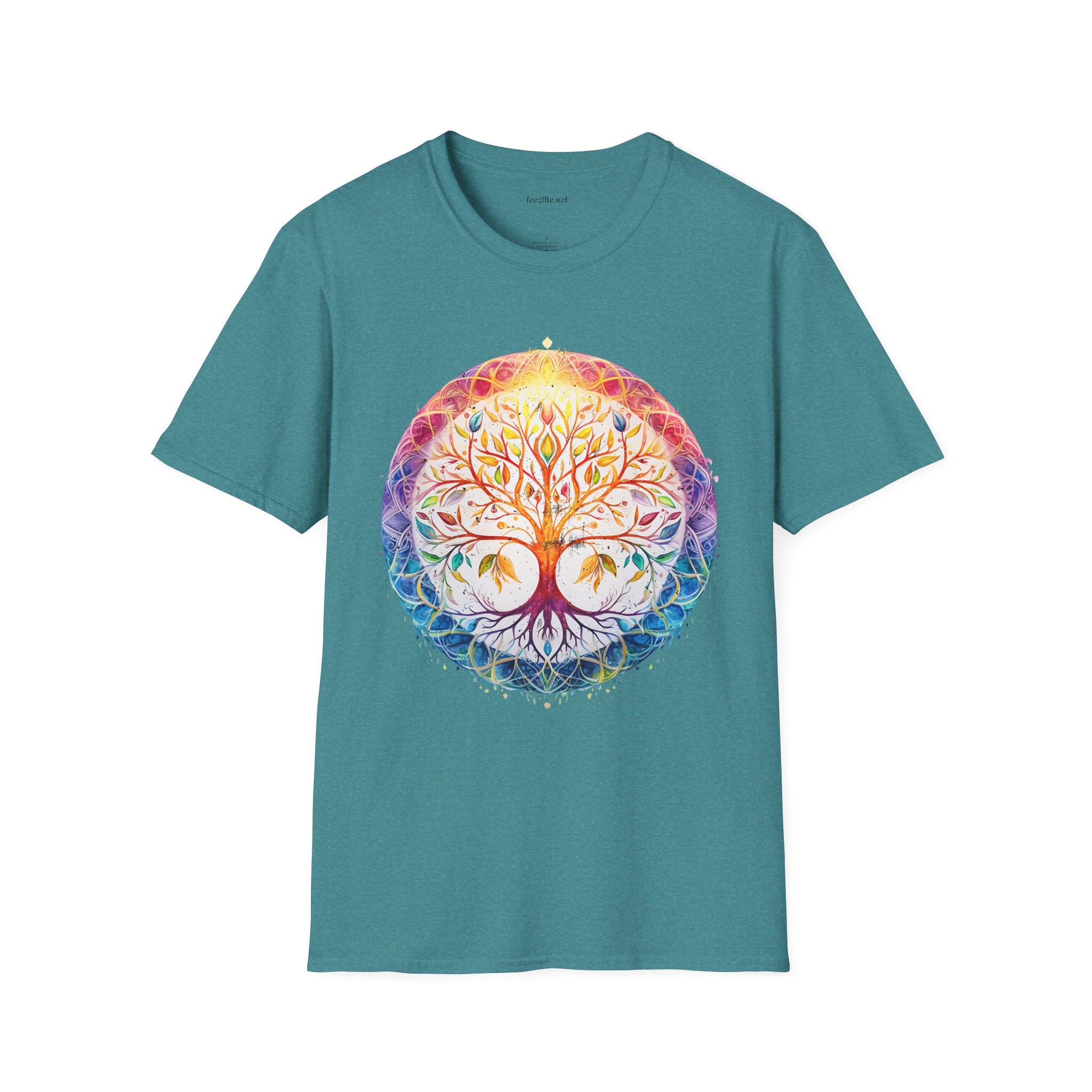 Mandala Tree - Unisex Softstyle T-Shirt 100% Cotton Graphic