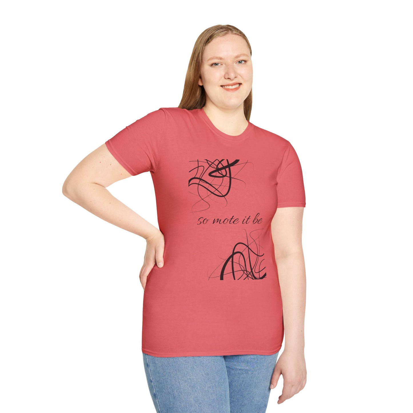 So mote it be - Unisex Softstyle T-Shirt 100% Cotton Graphic