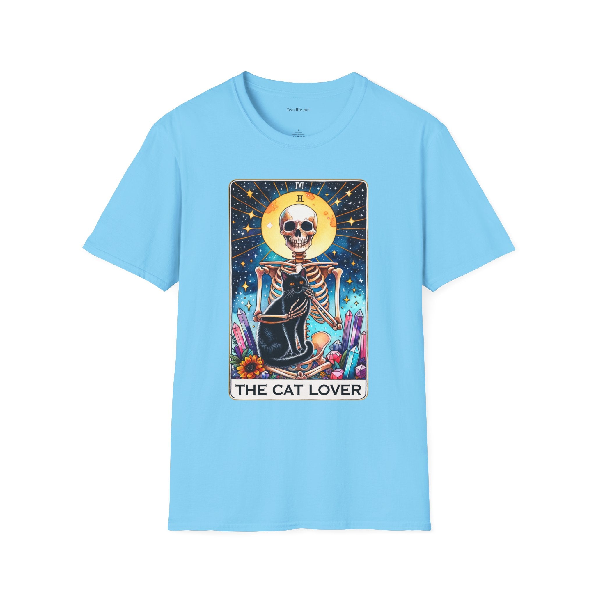 The Cat Lover Tarot Unisex Softstyle T-Shirt 100% Cotton Graphic