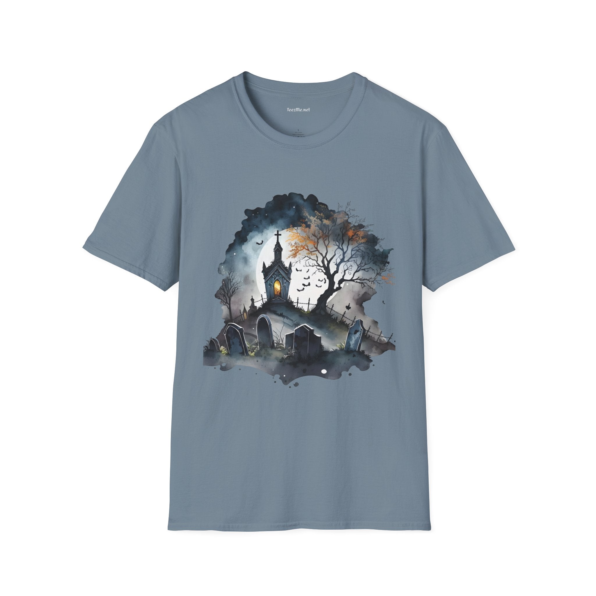 The Graveyard Unisex Softstyle T-Shirt 100% Cotton Graphic