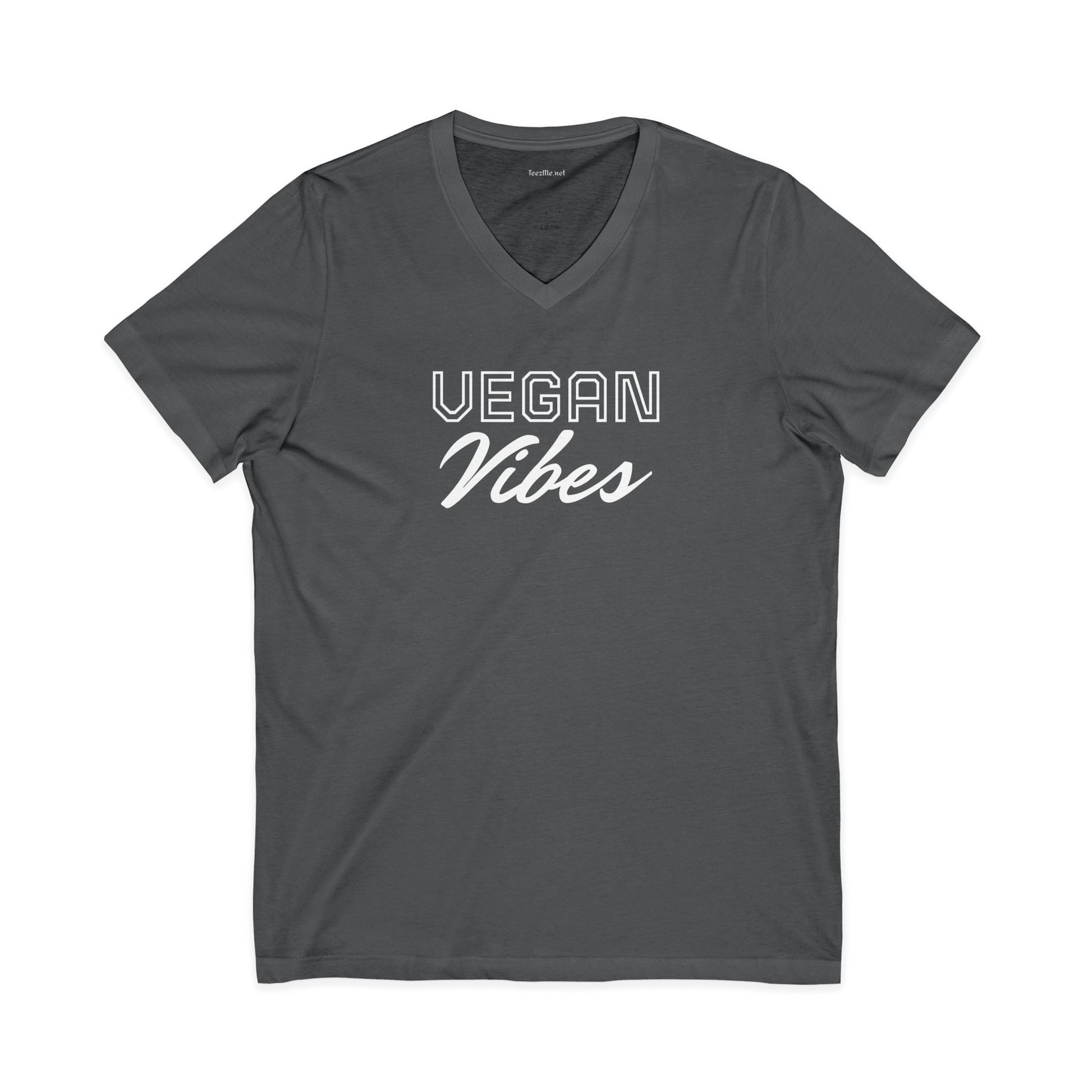 VEGAN Vibes Unisex Jersey Short Sleeve V-Neck Tee
