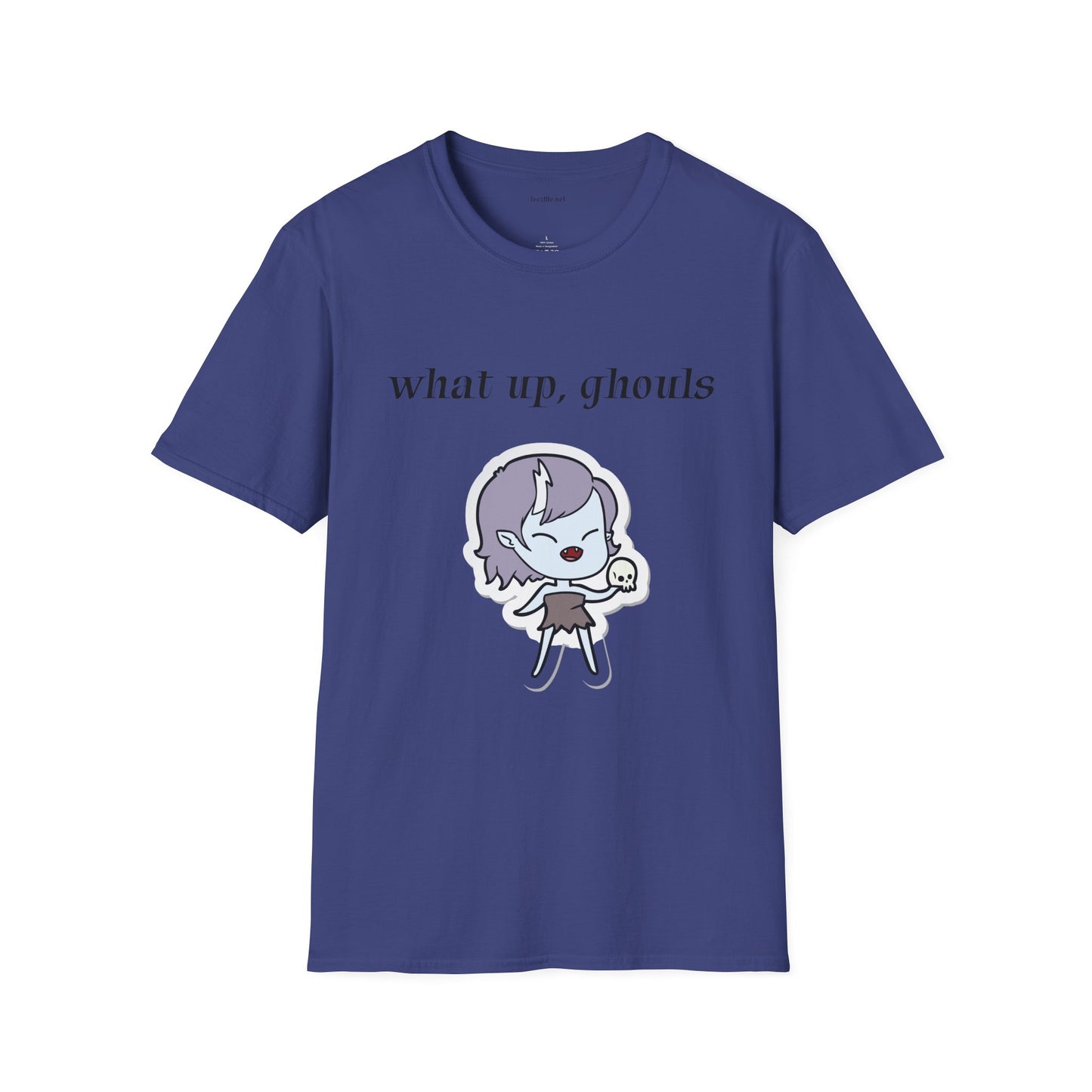 What up, ghouls - Unisex Softstyle T-Shirt 100% Cotton Graphic