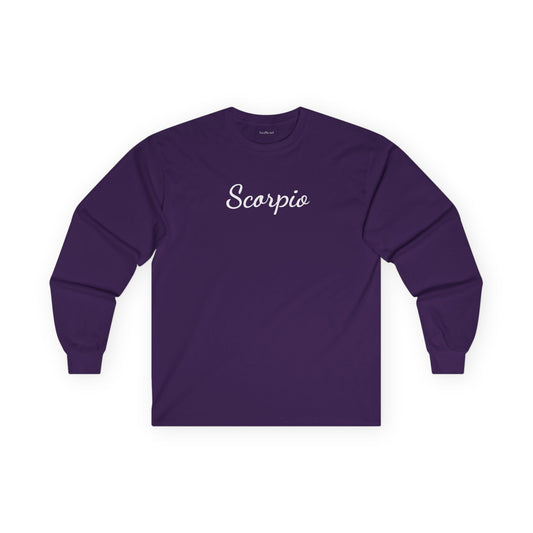 Scorpio - Unisex Ultra Cotton Long Sleeve Tee #zodiac #tarot