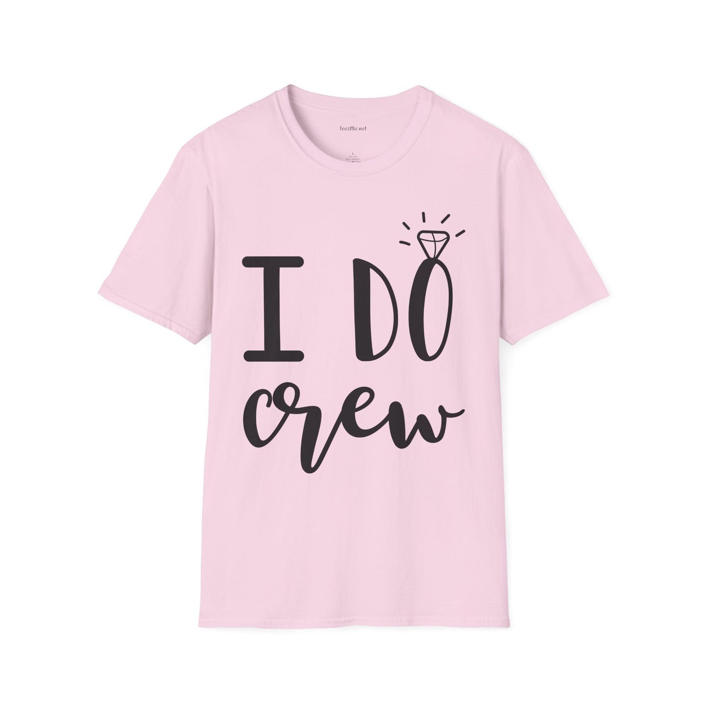 I DO Crew Unisex Softstyle T-Shirt 100% Cotton Graphic Bridal Party