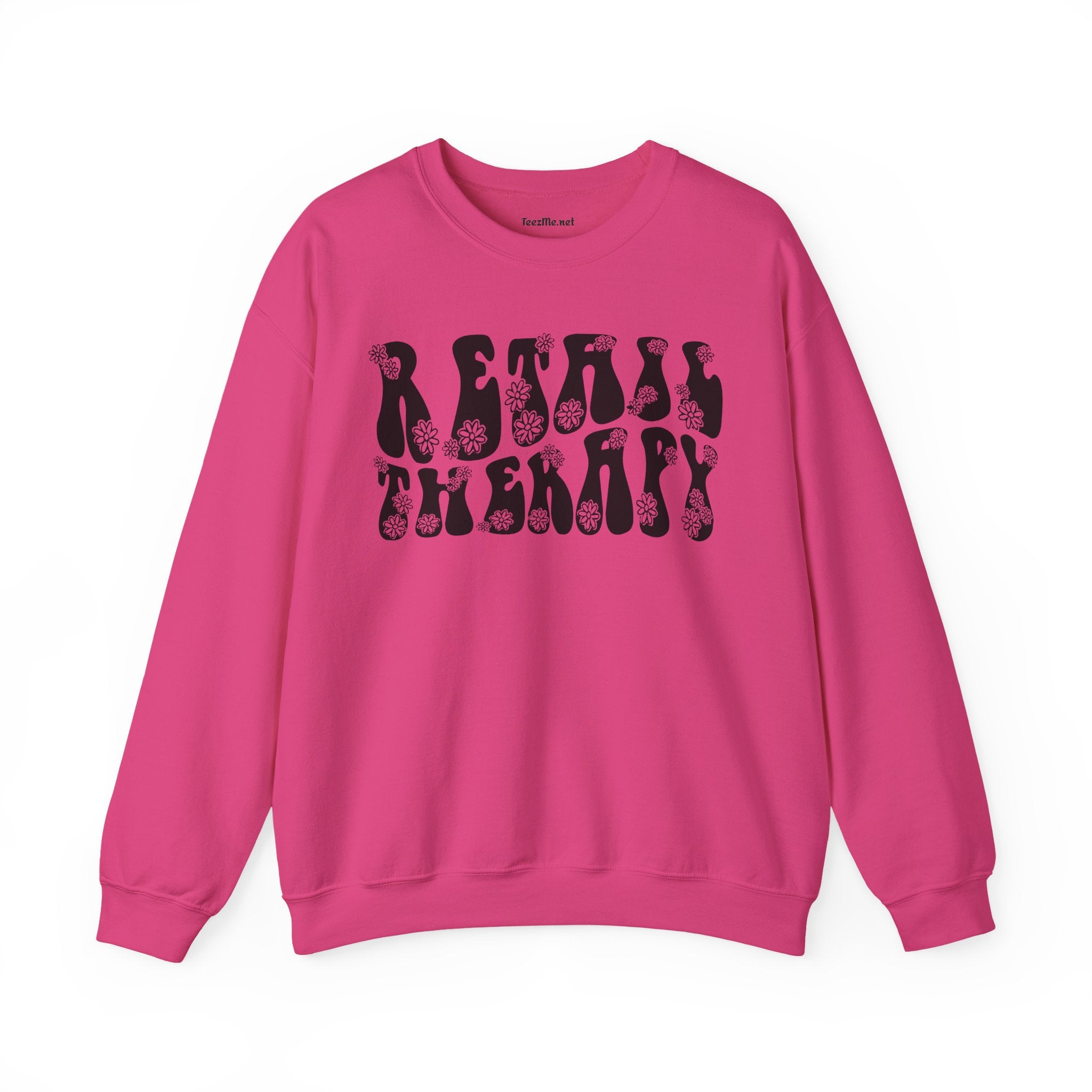 Retail Therapy Retro 01 Unisex Heavy Blend™ Crewneck Sweatshirt Graphic