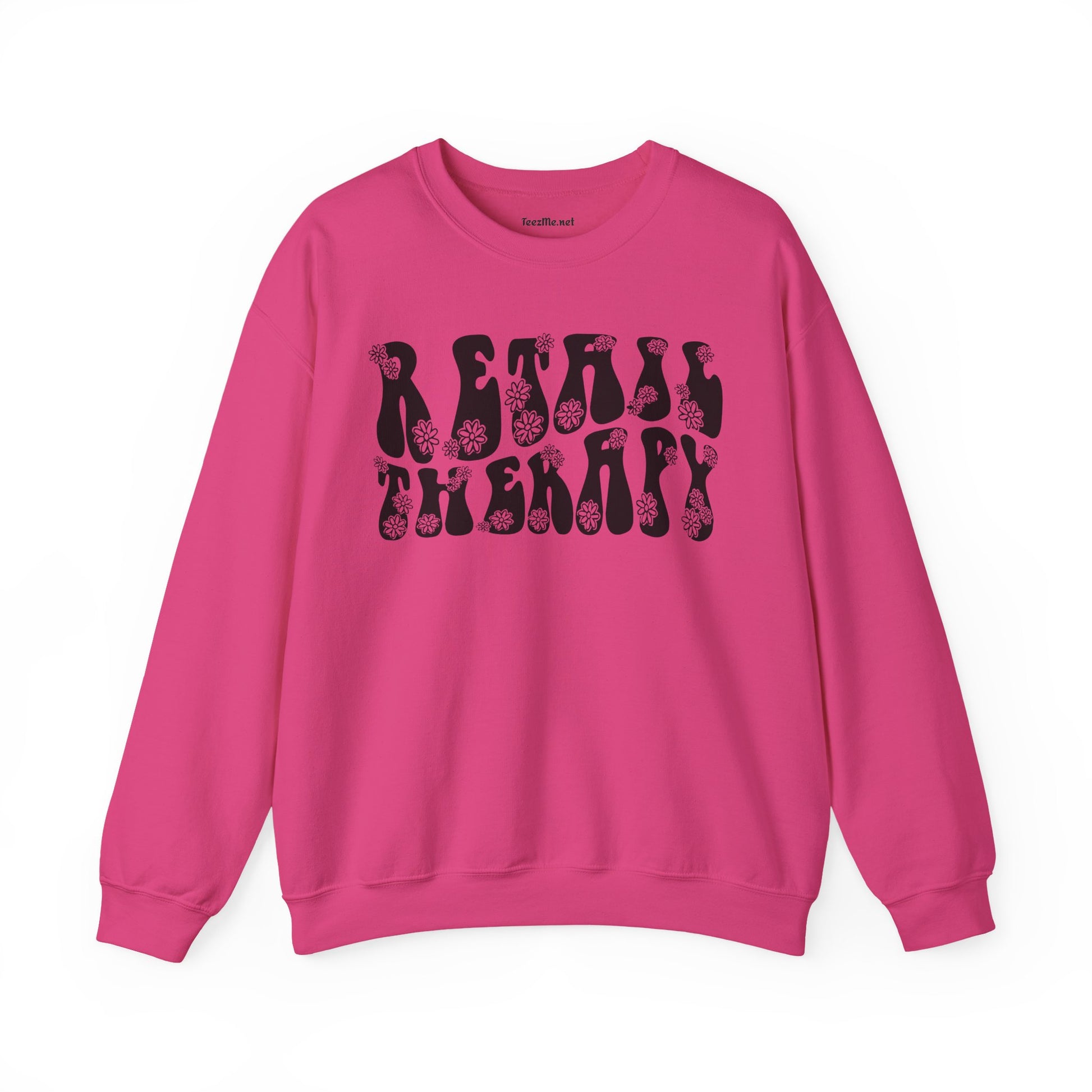 Retail Therapy Retro 01 Unisex Heavy Blend™ Crewneck Sweatshirt Graphic