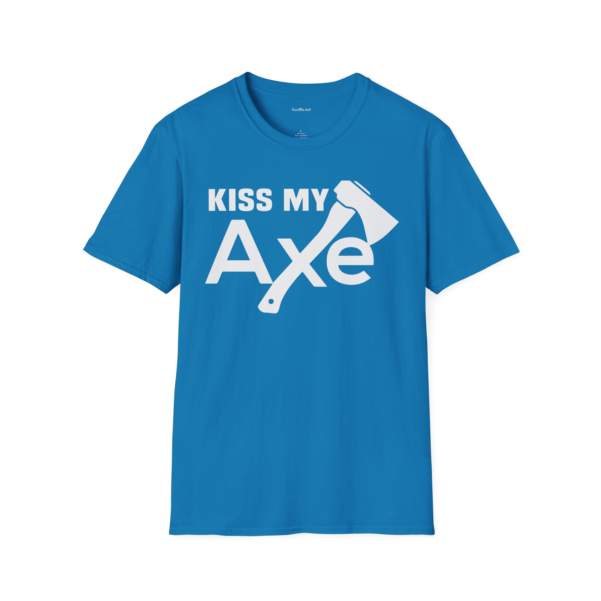 Kiss My Axe - Unisex Softstyle T-Shirt 100% Cotton Graphic
