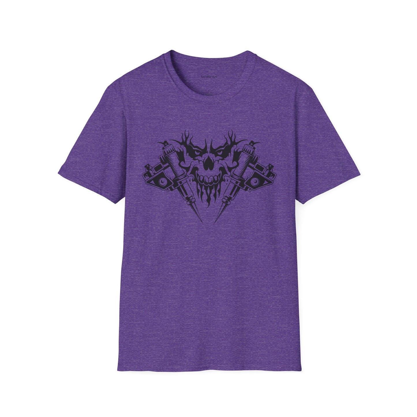 Crossed Tattoo Machine Unisex Soft Style T-Shirt 100% Cotton Graphic