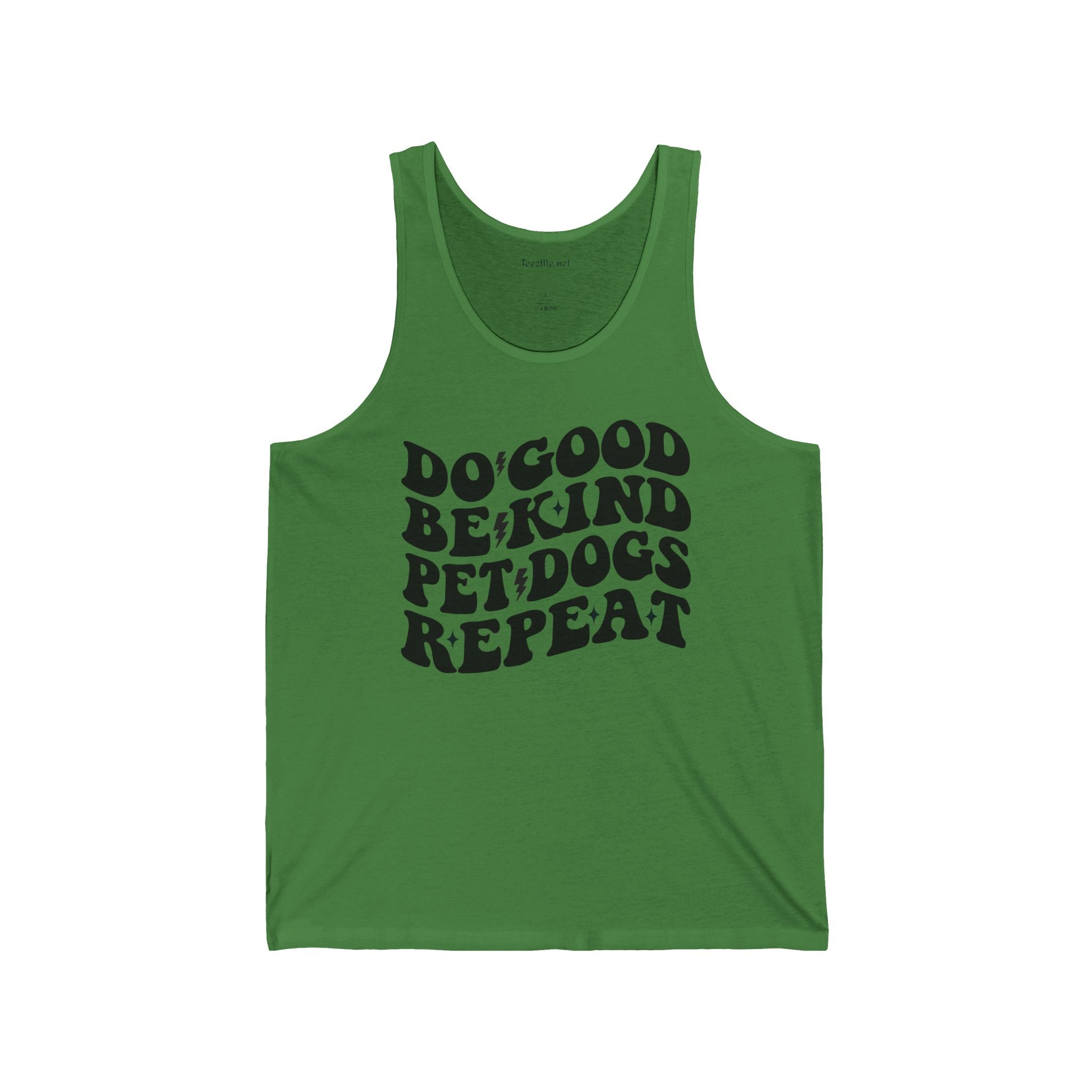 Do Good Be Kind Pet Dogs Repeat Hero Unisex Jersey Tank