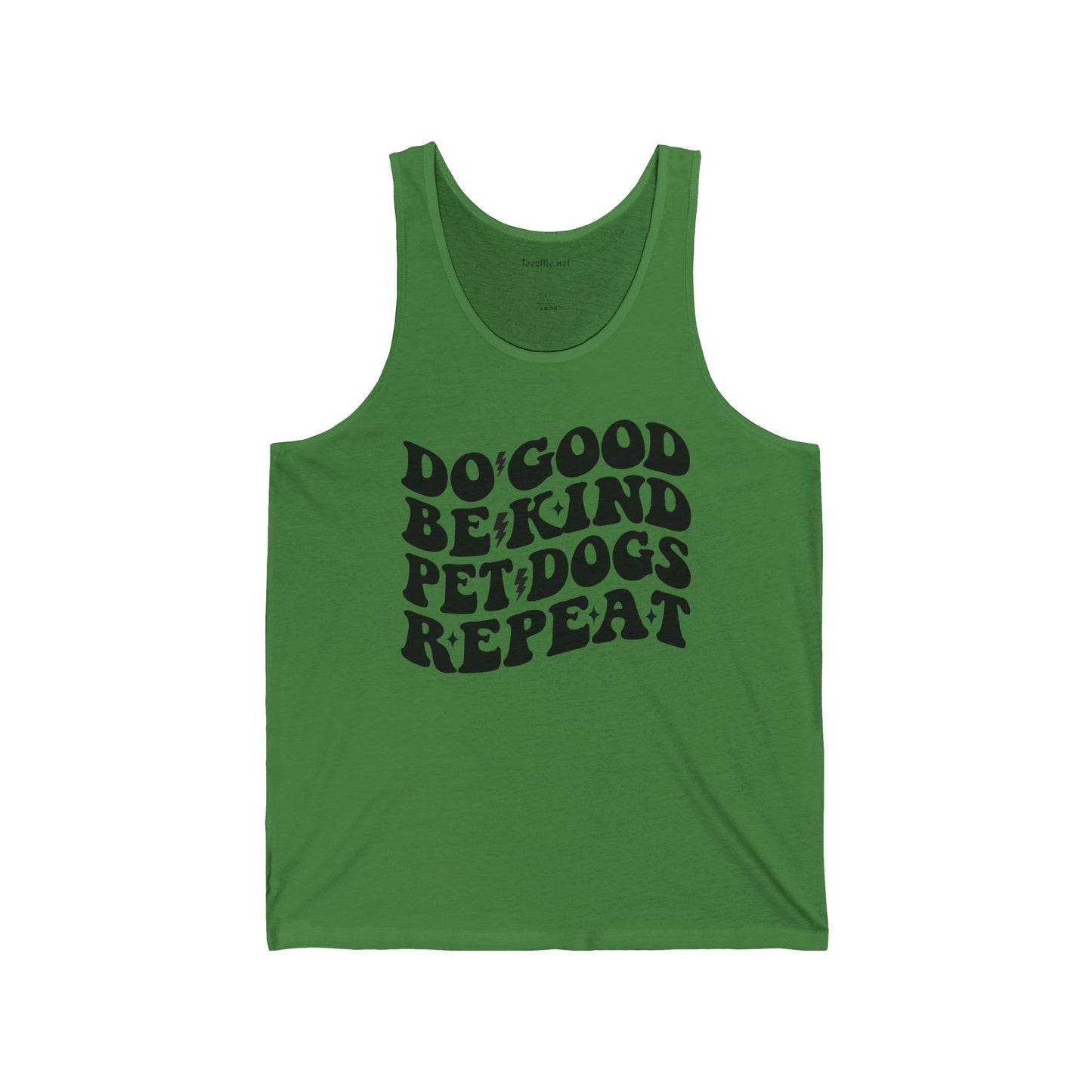 Do Good Be Kind Pet Dogs Repeat Hero Unisex Jersey Tank