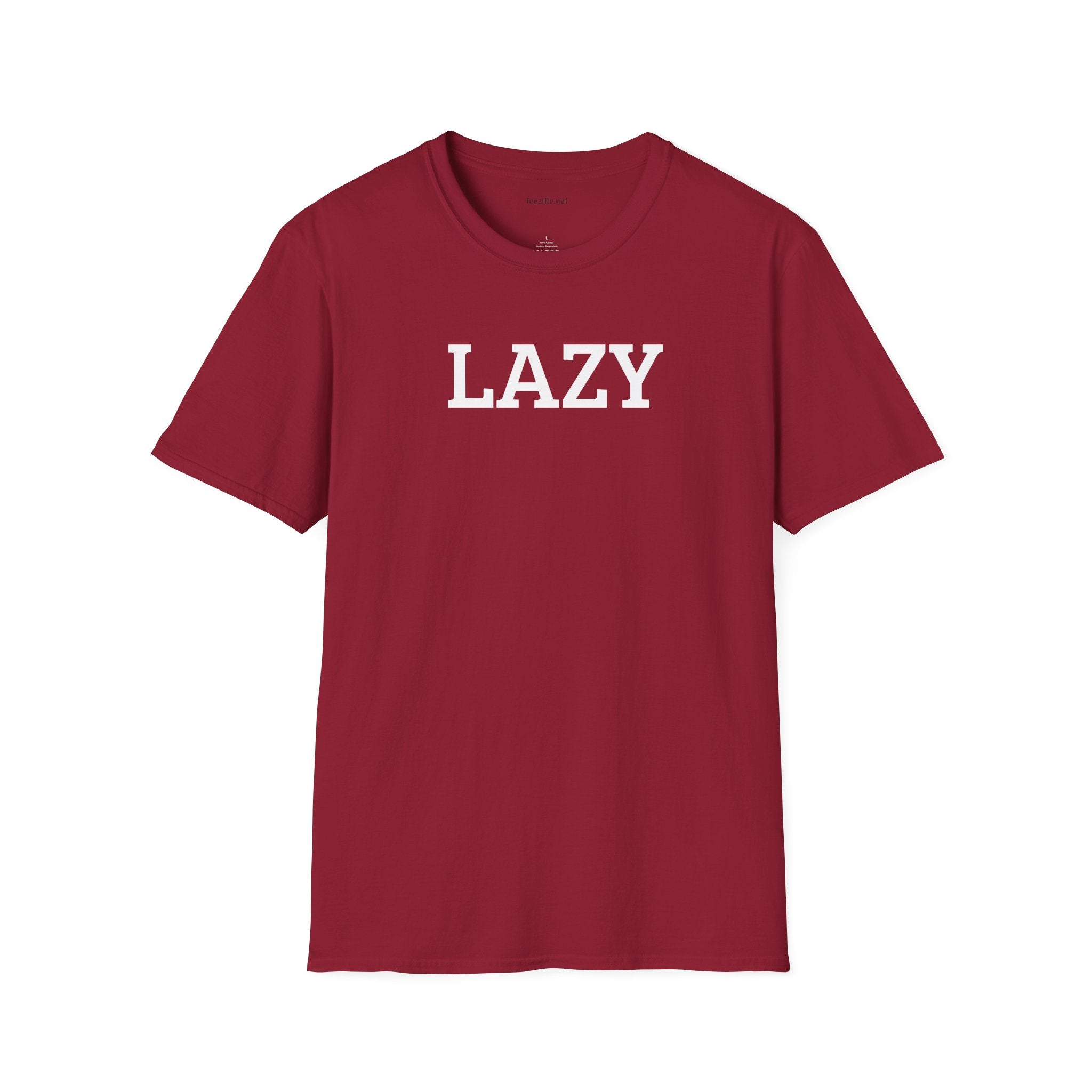 LAZY - Unisex Softstyle T-Shirt 100% Cotton Graphic