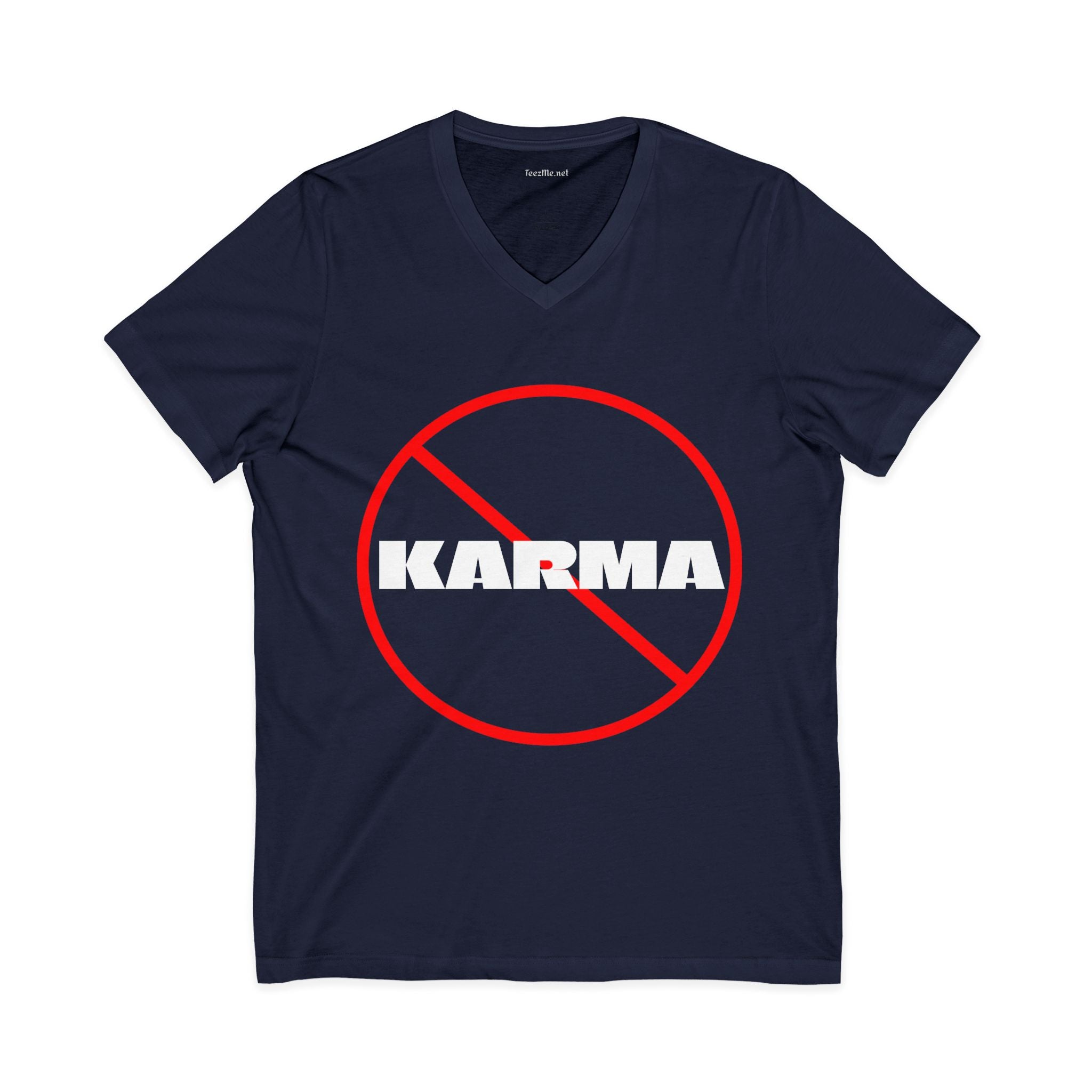 KARMA (unwanted) - Unisex Jersey Short Sleeve V-Neck Tee
