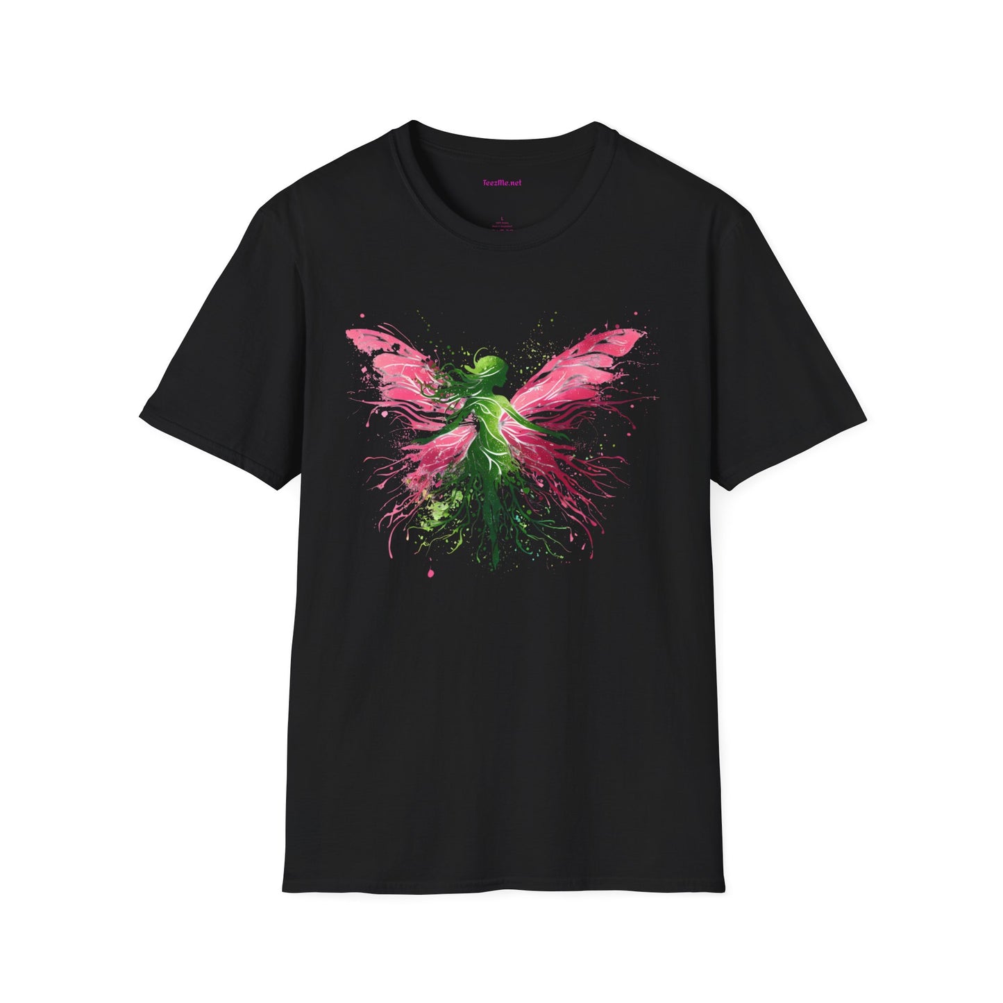 Fairy Garden 02 Unisex SoftStyle T-Shirt 100% Cotton Graphic