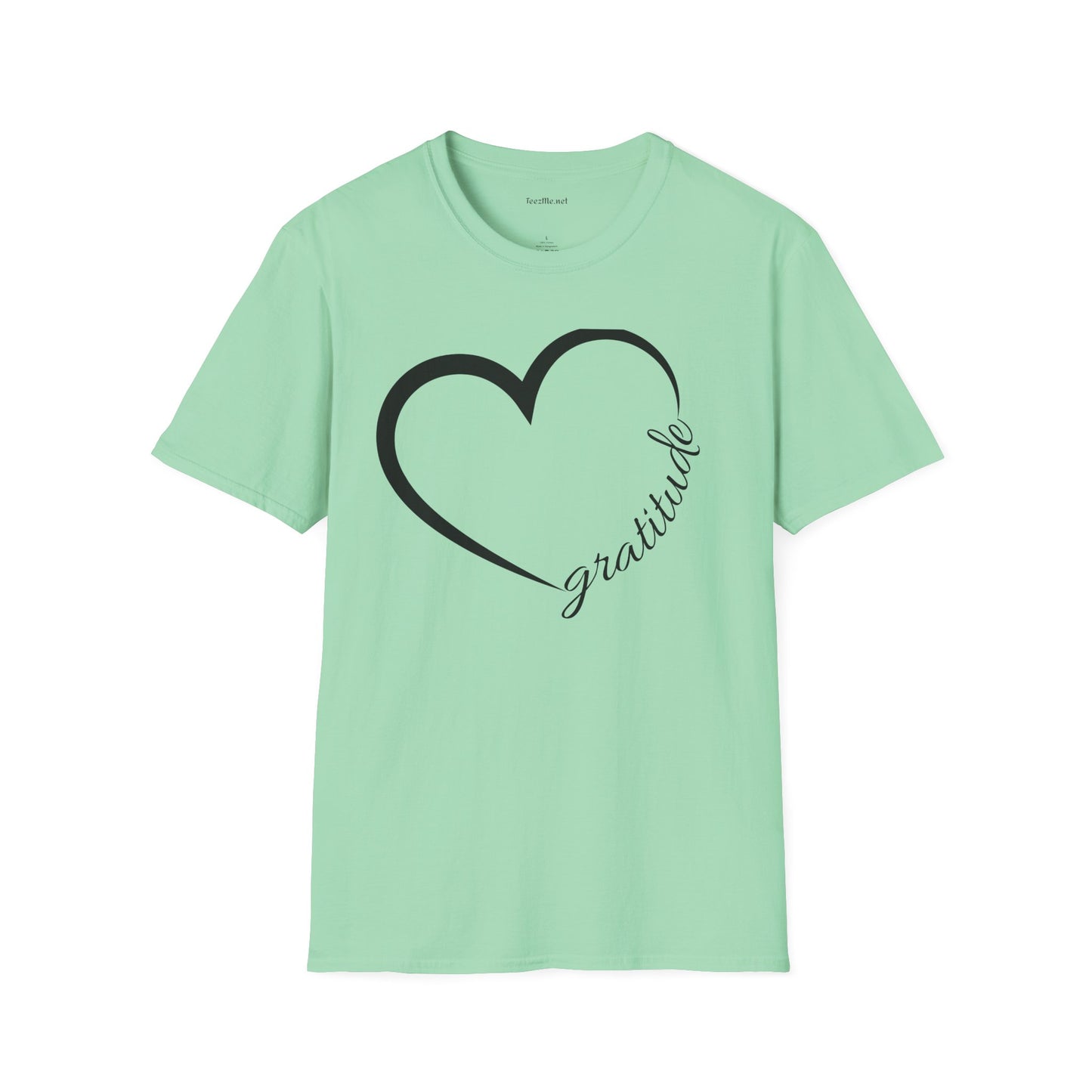 Gratitude Unisex Softstyle T-Shirt 100% Cotton Graphic