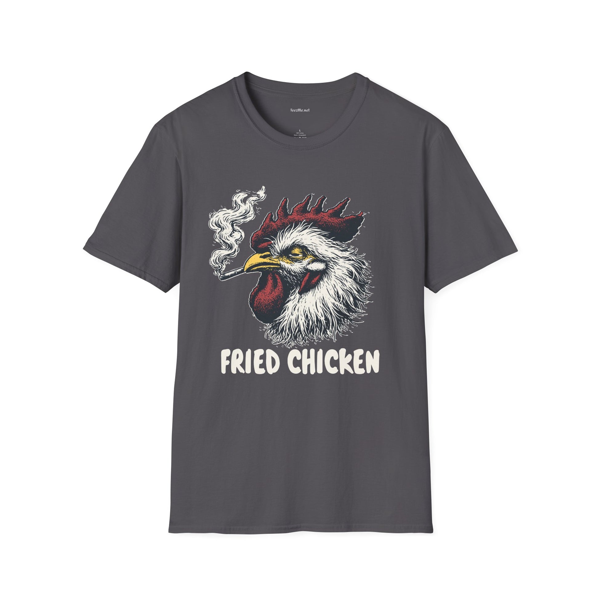 Fried Chicken Weed Unisex Softstyle T-Shirt 100% Cotton Graphic