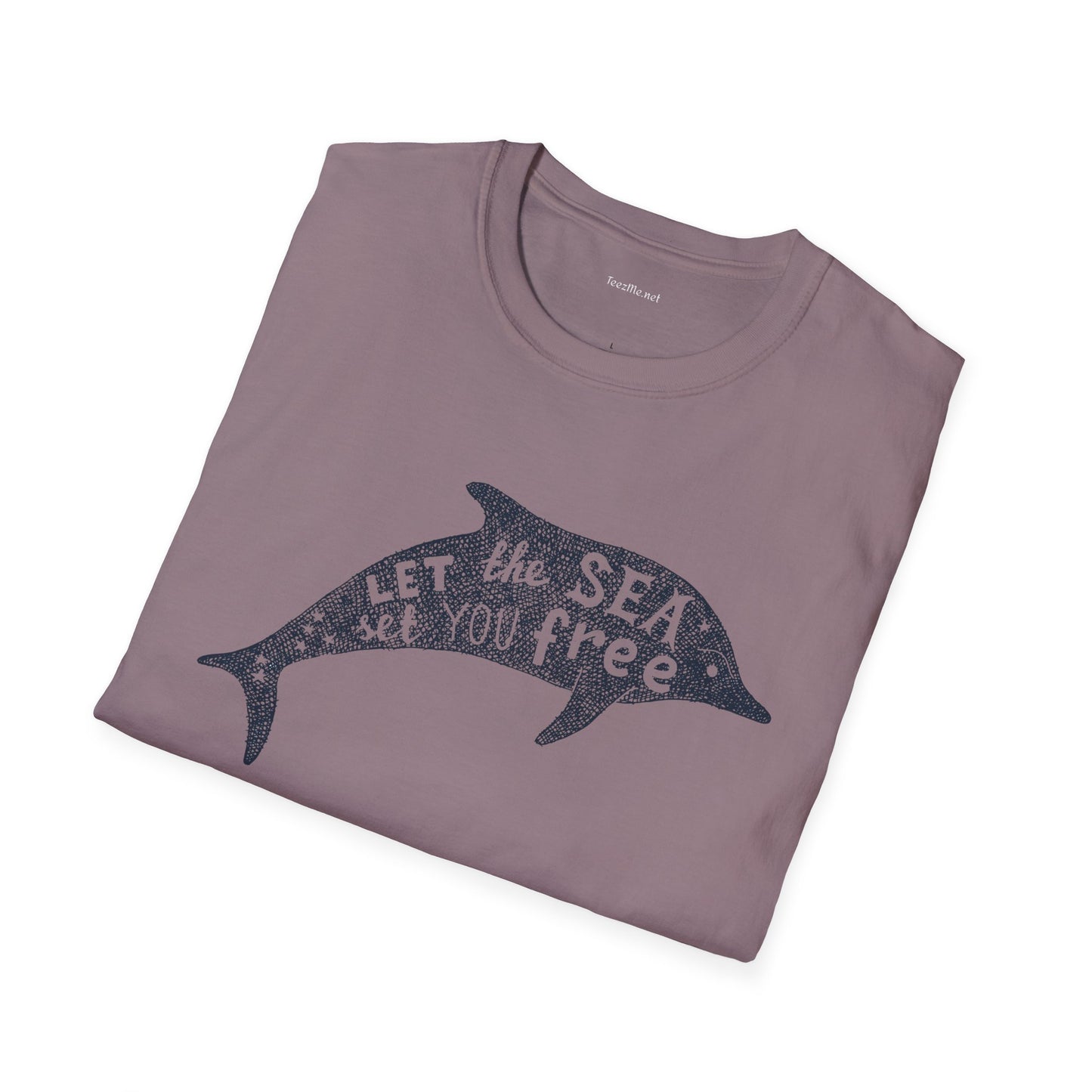 Let the sea - Unisex Softstyle T-Shirt 100% Cotton Graphic