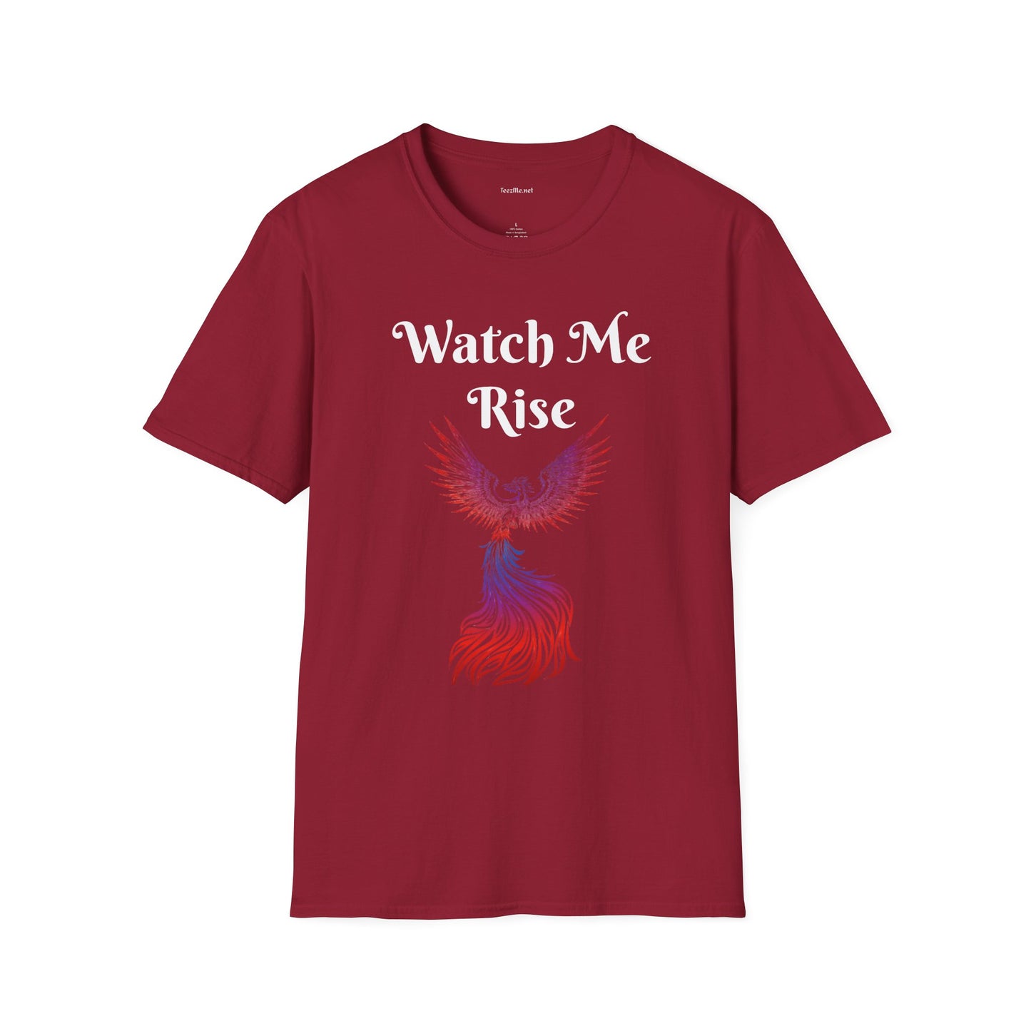 Watch Me Rise - Unisex Softstyle T-Shirt 100% Cotton Graphic