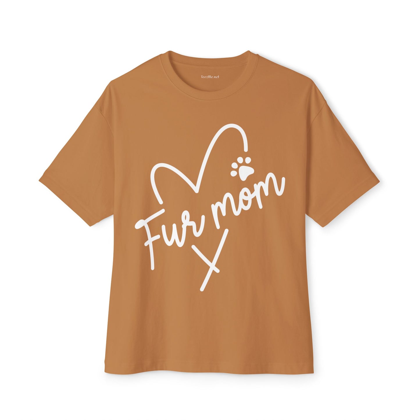 Fur Mom 01 Unisex Oversized Boxy Tee