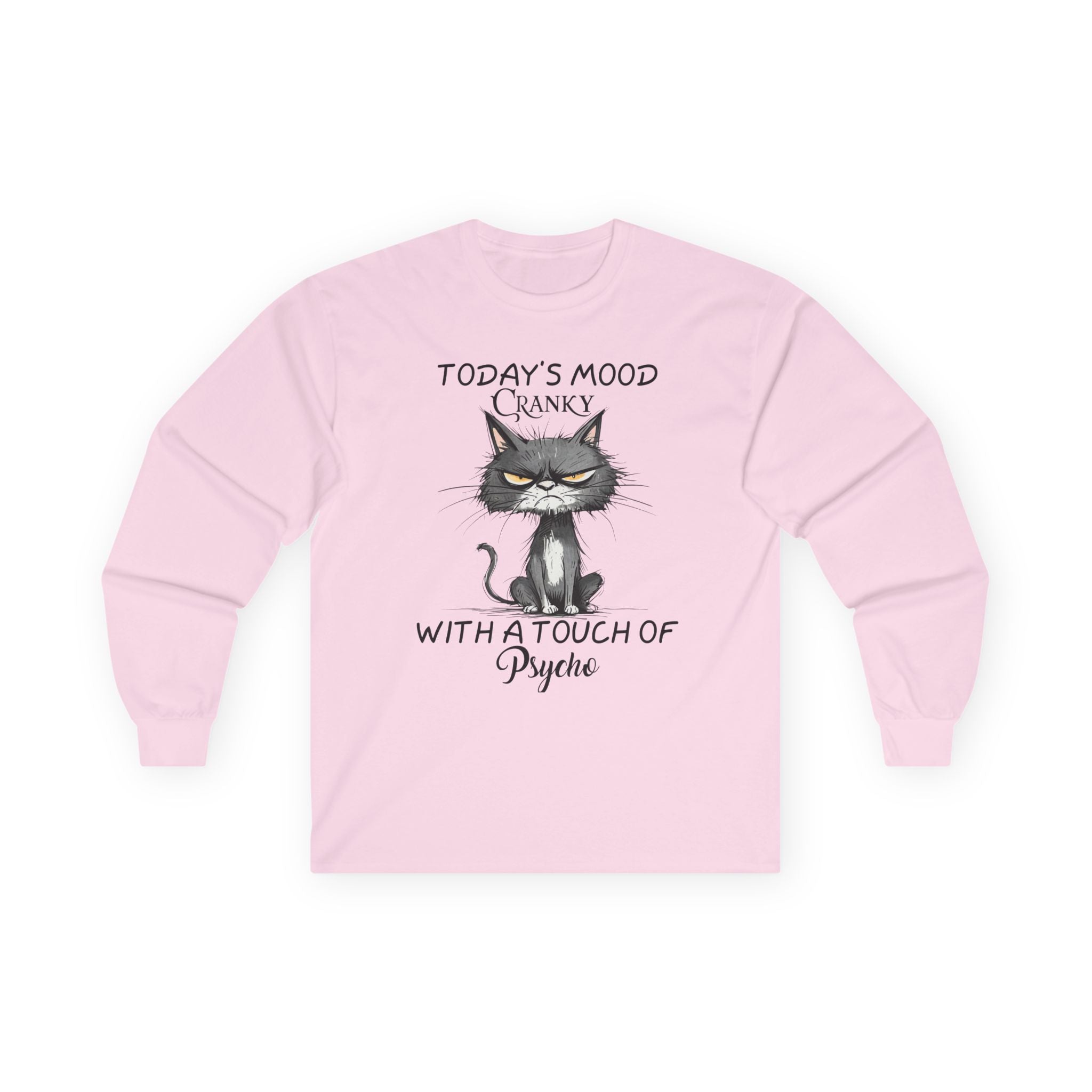 Today's Moody Cat Unisex Ultra Cotton Long Sleeve Tee