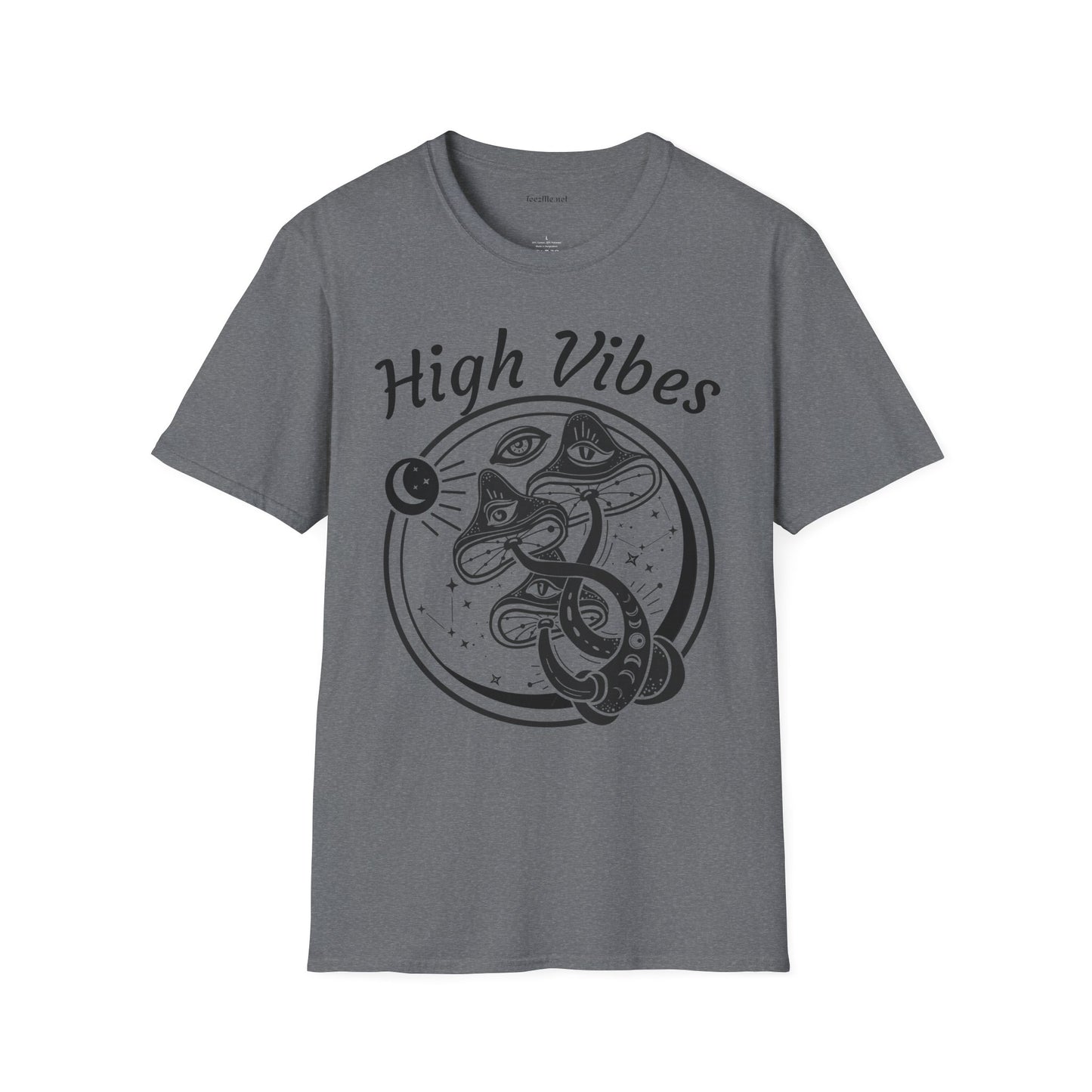 High Vibes Unisex Softstyle T-Shirt 100% Cotton Graphic