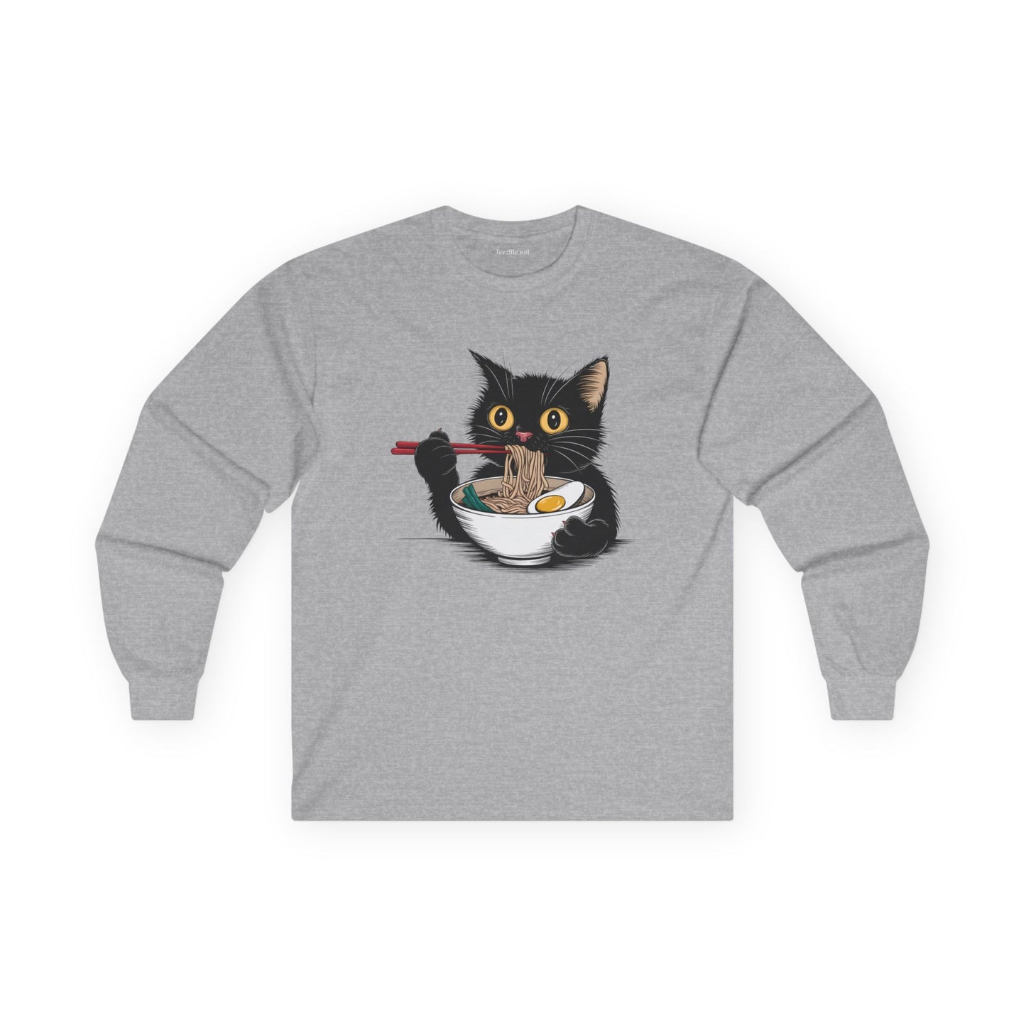 Ramen Lover Black Cat Unisex Ultra Cotton Long Sleeve Tee