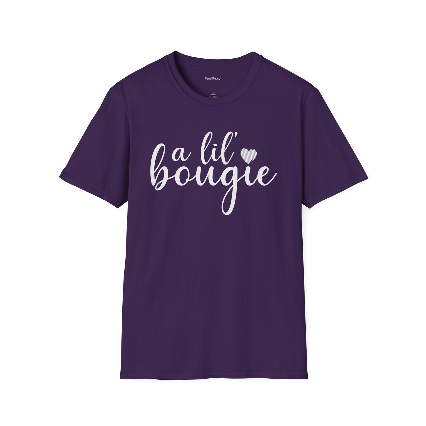 A lil bougie Unisex Softstyle T-Shirt 100% Cotton Graphic