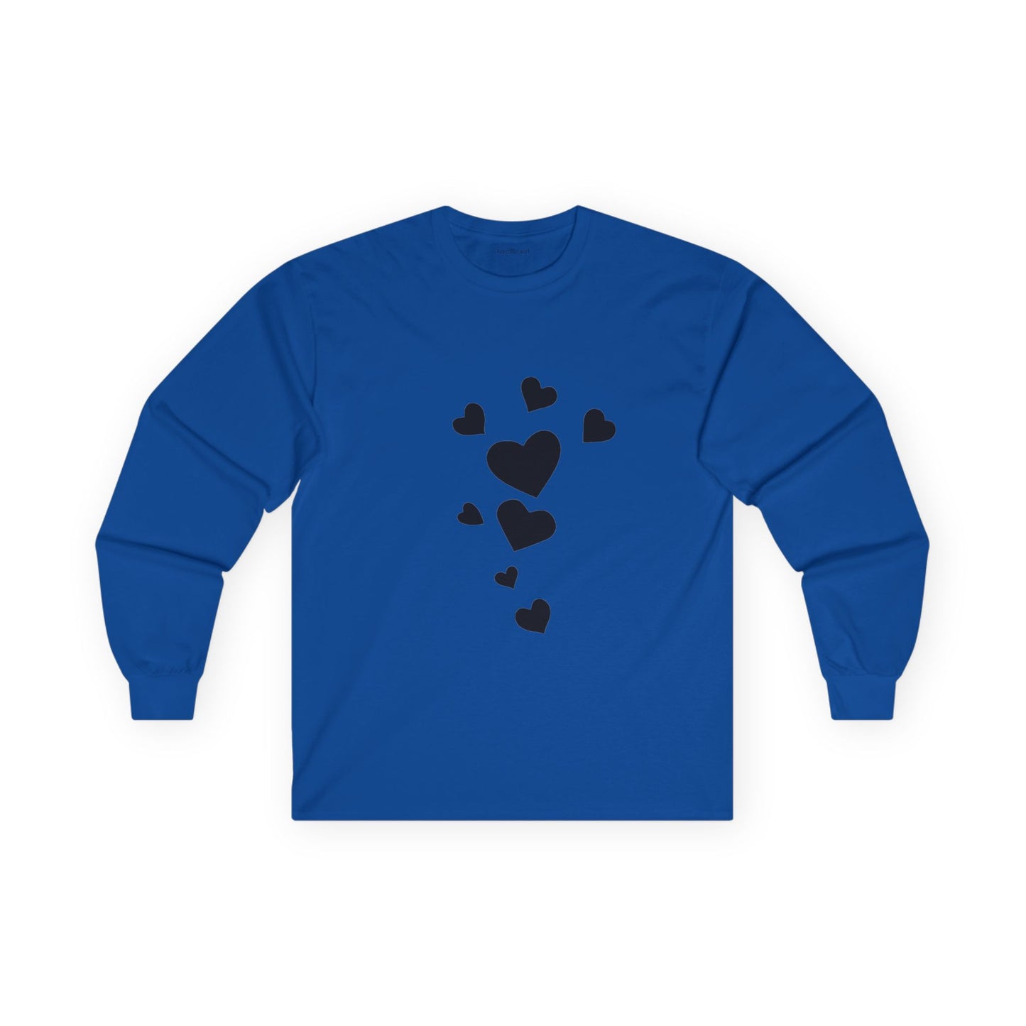 Black Hearts - Ultra Cotton Long Sleeve Tee
